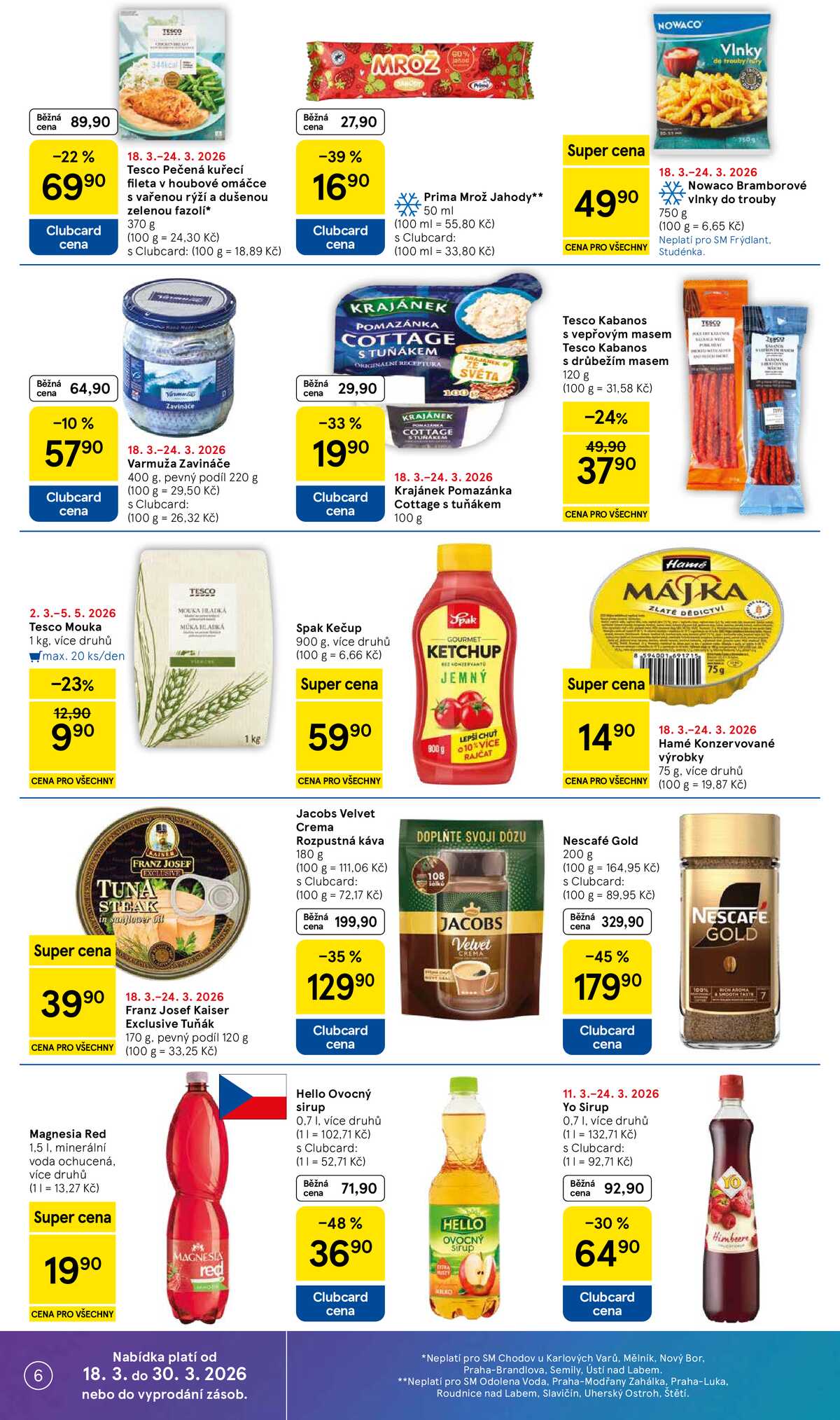 Tesco supermarkety od 18.3. do 24.3.2026 strana 6
