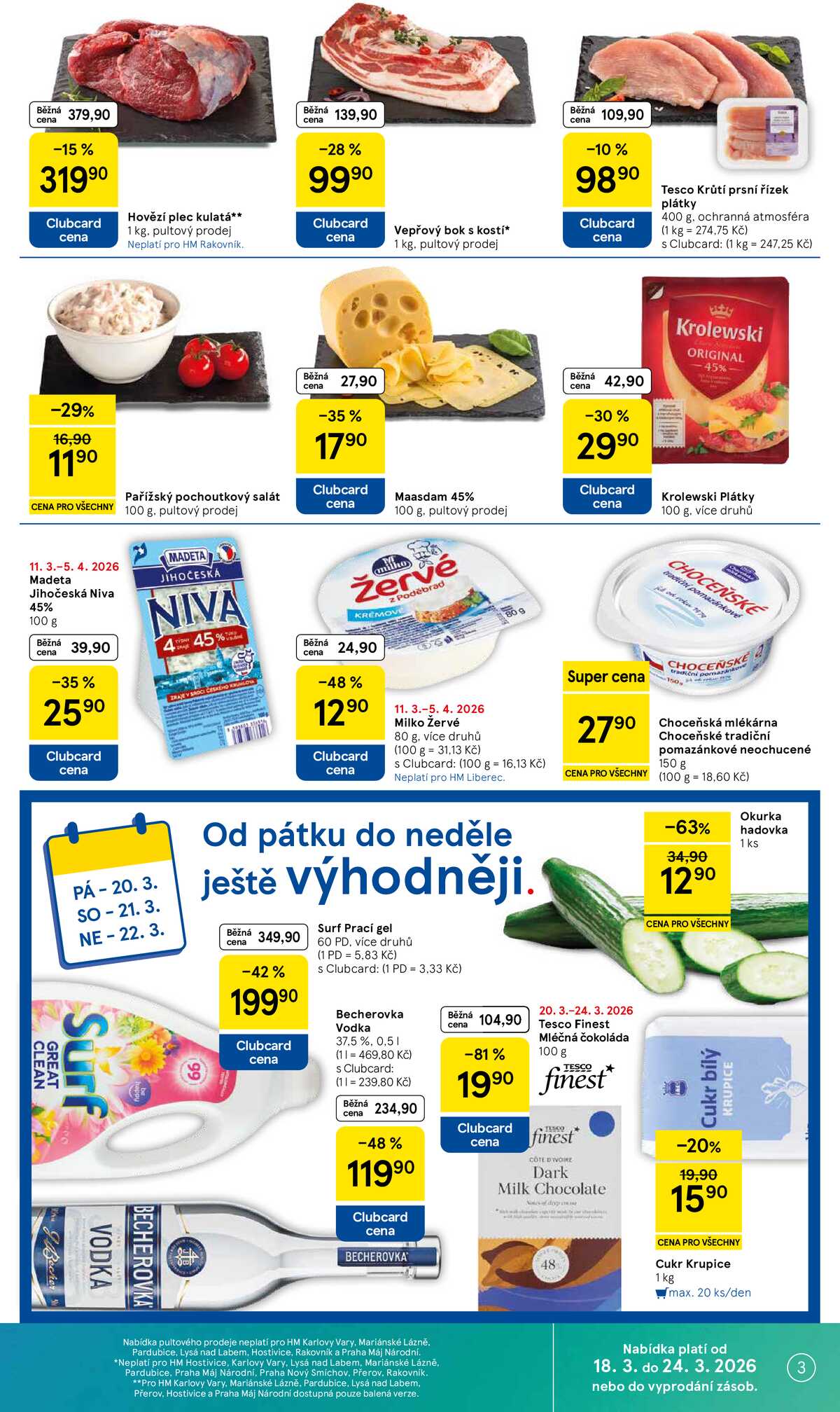 Tesco malé hypermarkety od 18.3. do 24.3.2026 strana 3