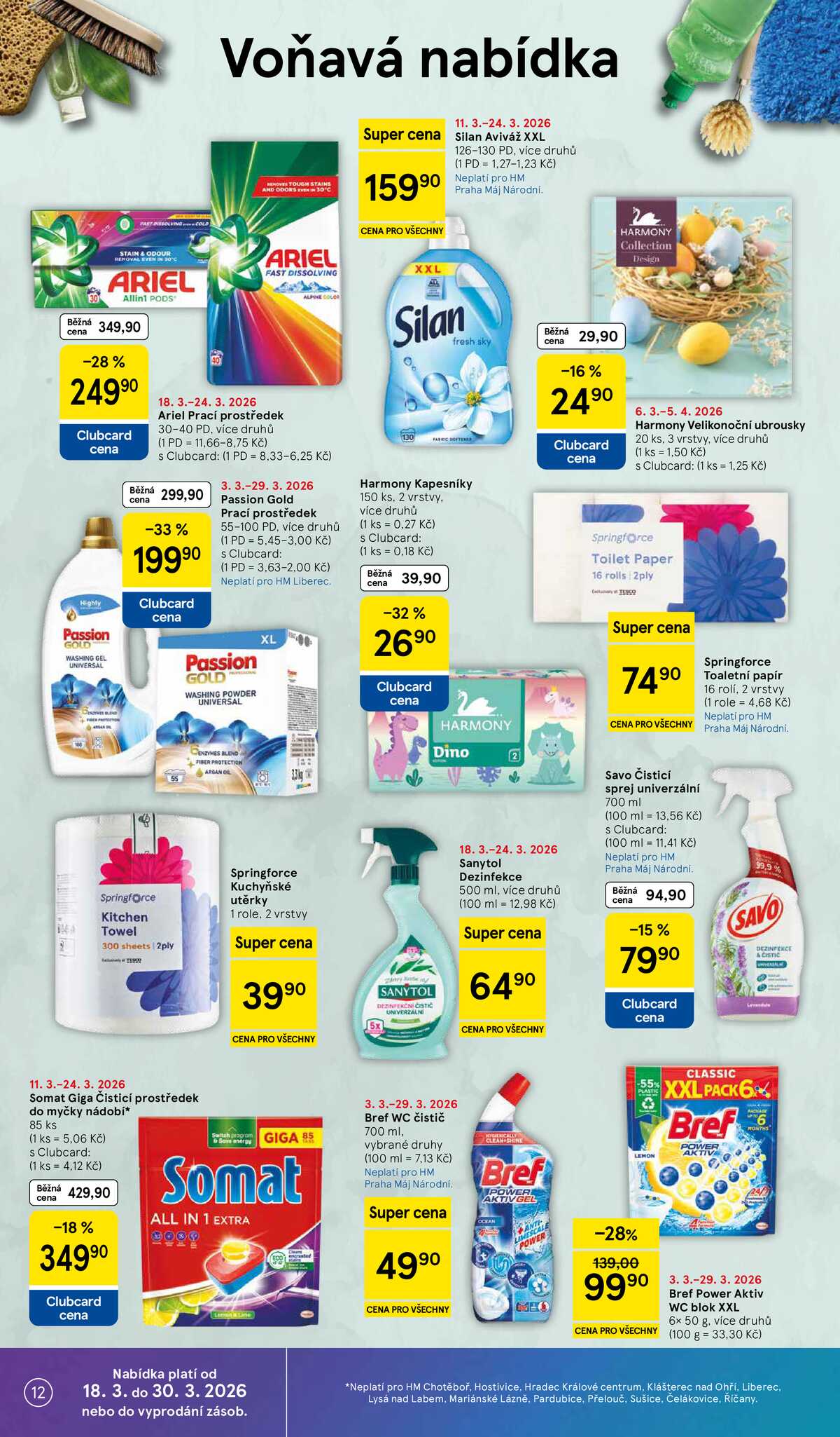 Tesco malé hypermarkety od 18.3. do 24.3.2026 strana 12