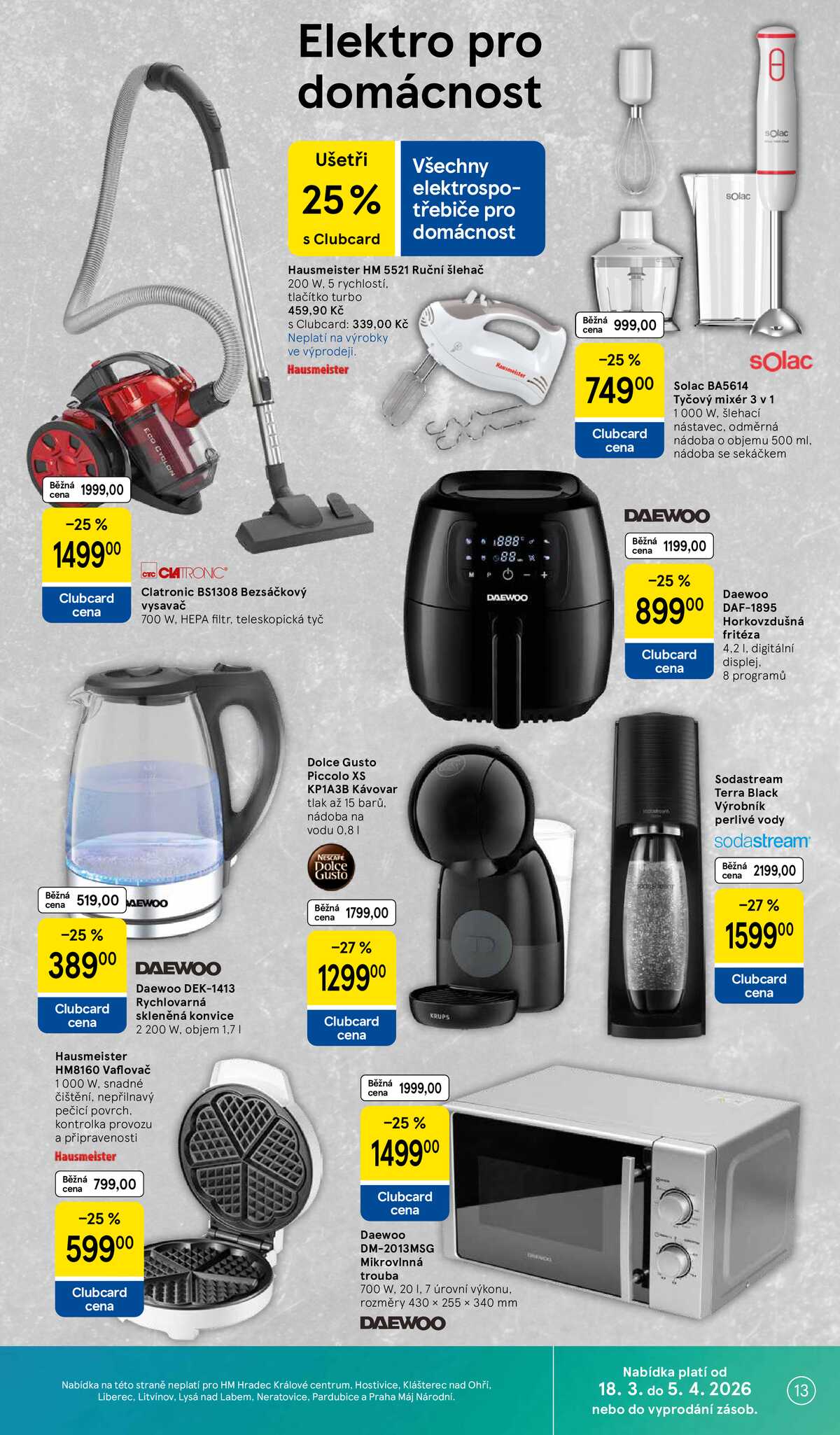 Tesco malé hypermarkety od 18.3. do 24.3.2026 strana 13