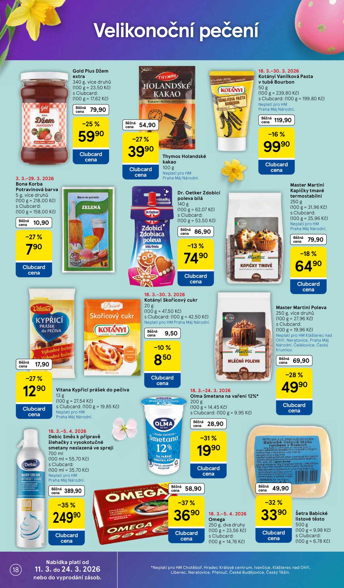 Tesco malé hypermarkety od 18.3. do 24.3.2026 strana 18