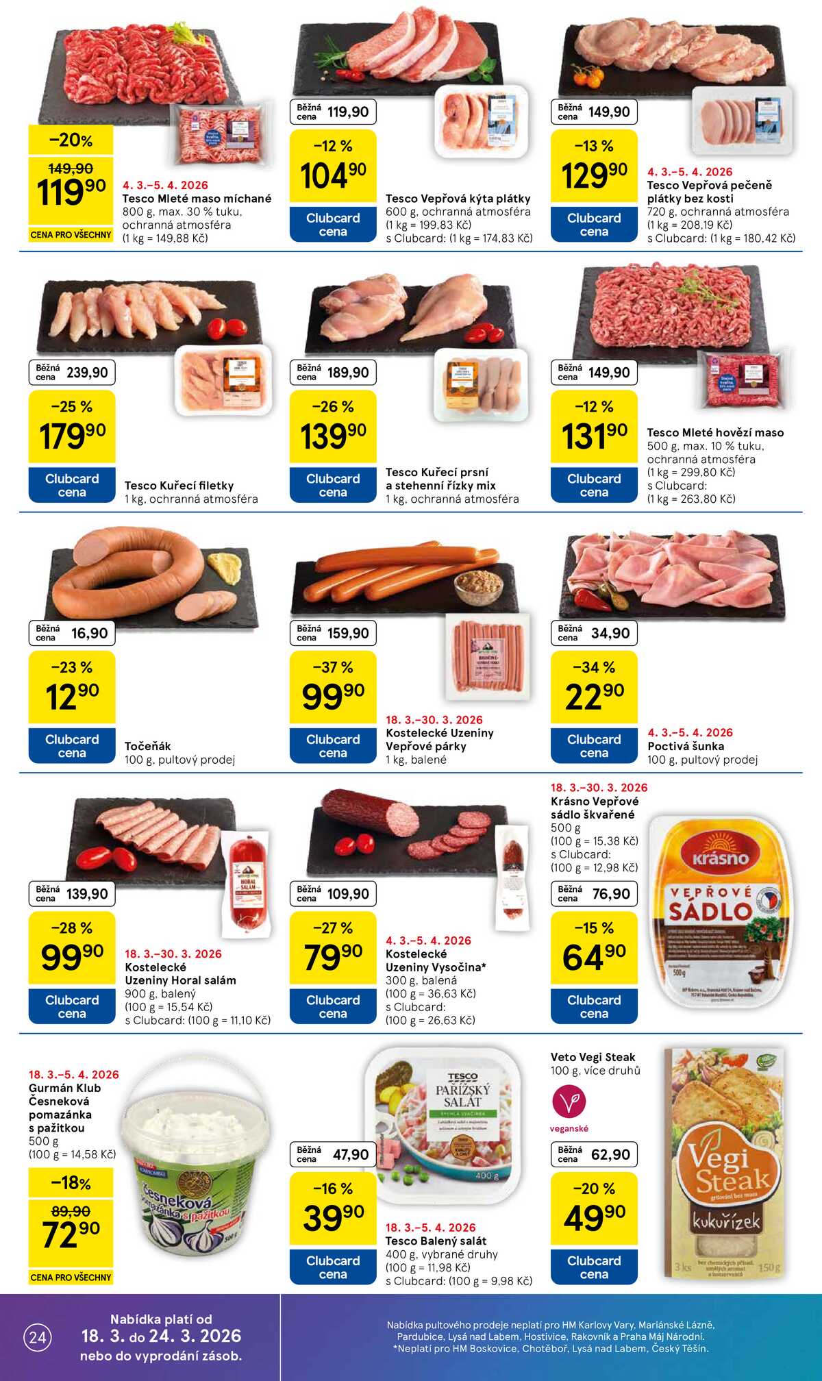 Tesco malé hypermarkety od 18.3. do 24.3.2026 strana 24