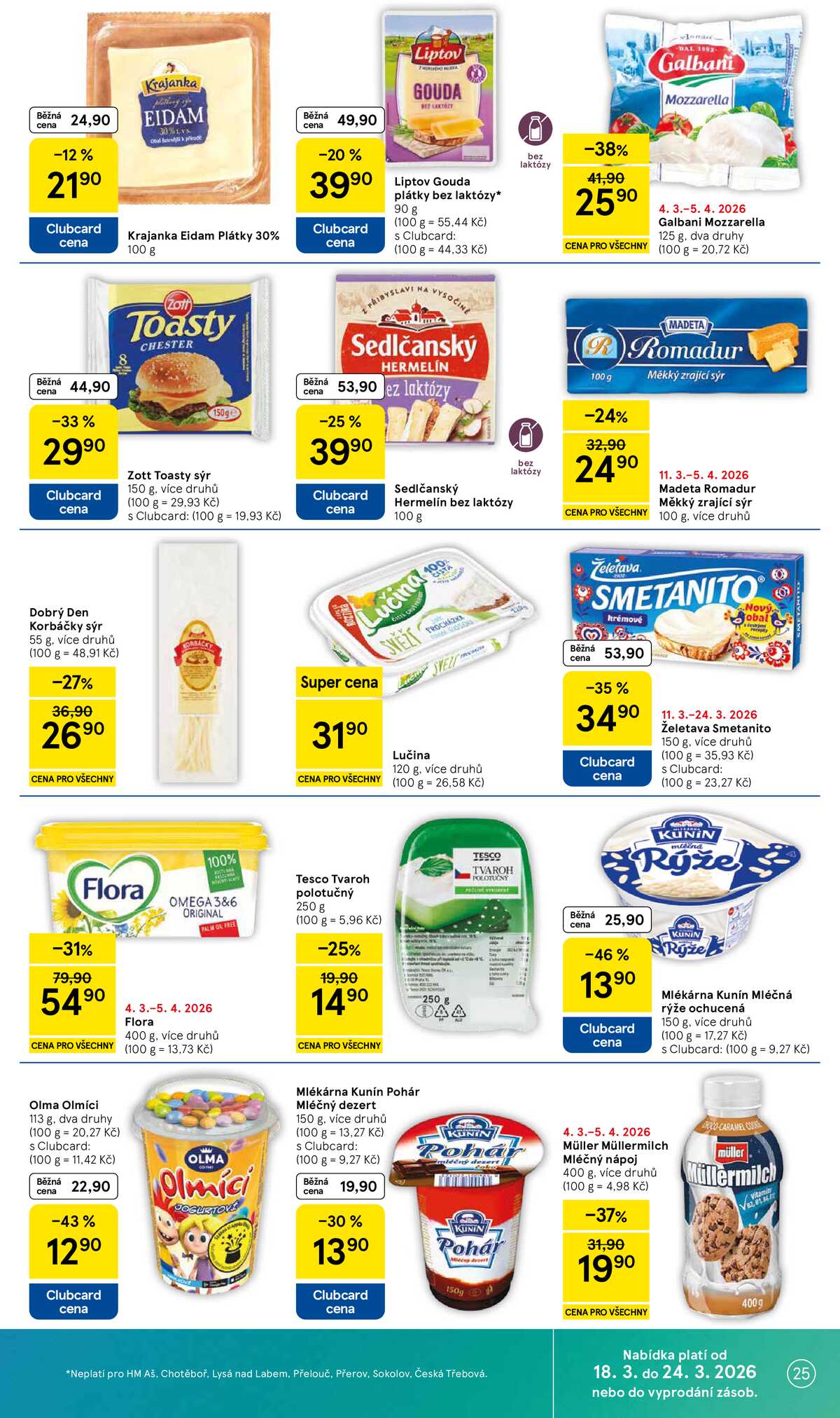 Tesco malé hypermarkety od 18.3. do 24.3.2026 strana 25