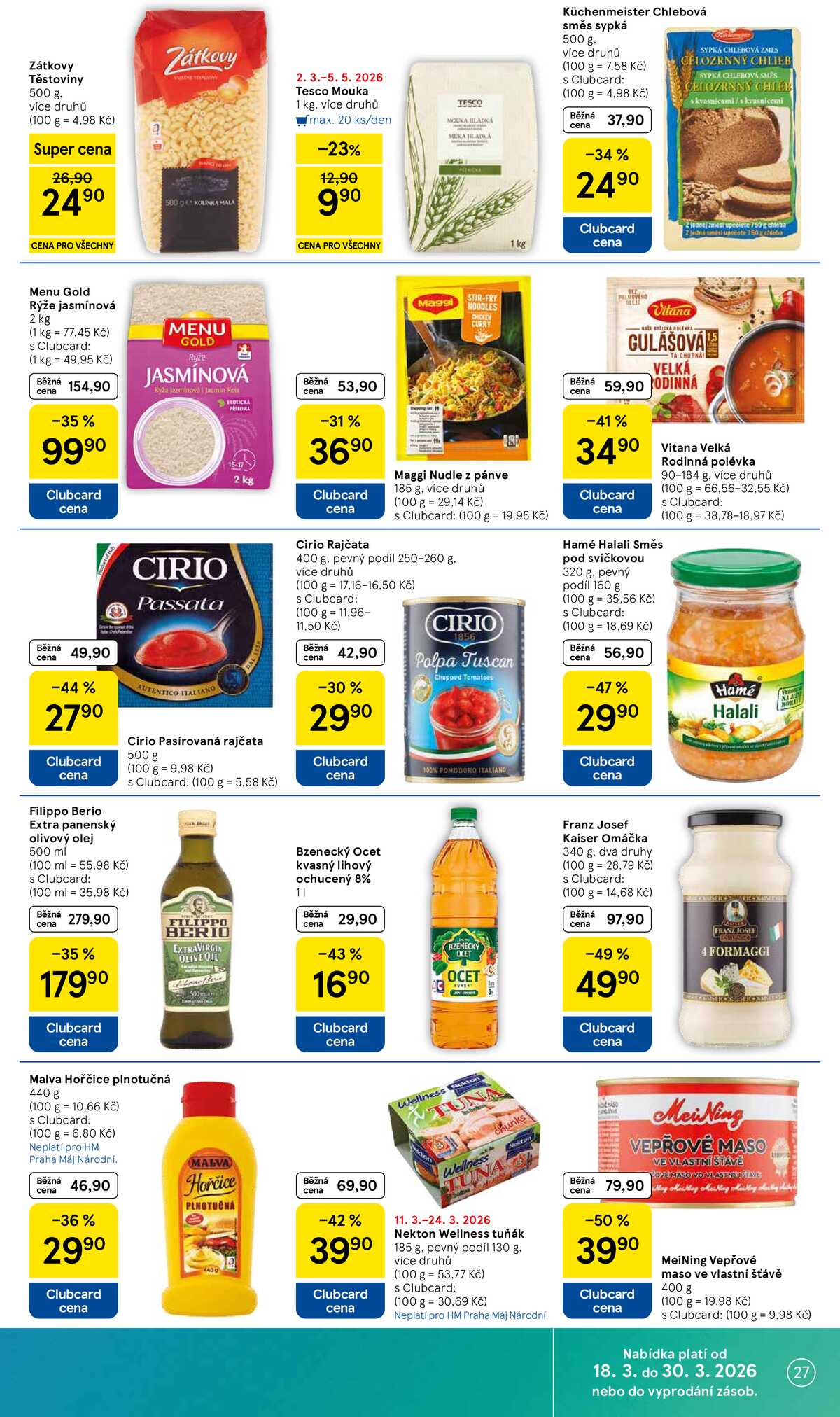 Tesco malé hypermarkety od 18.3. do 24.3.2026 strana 27
