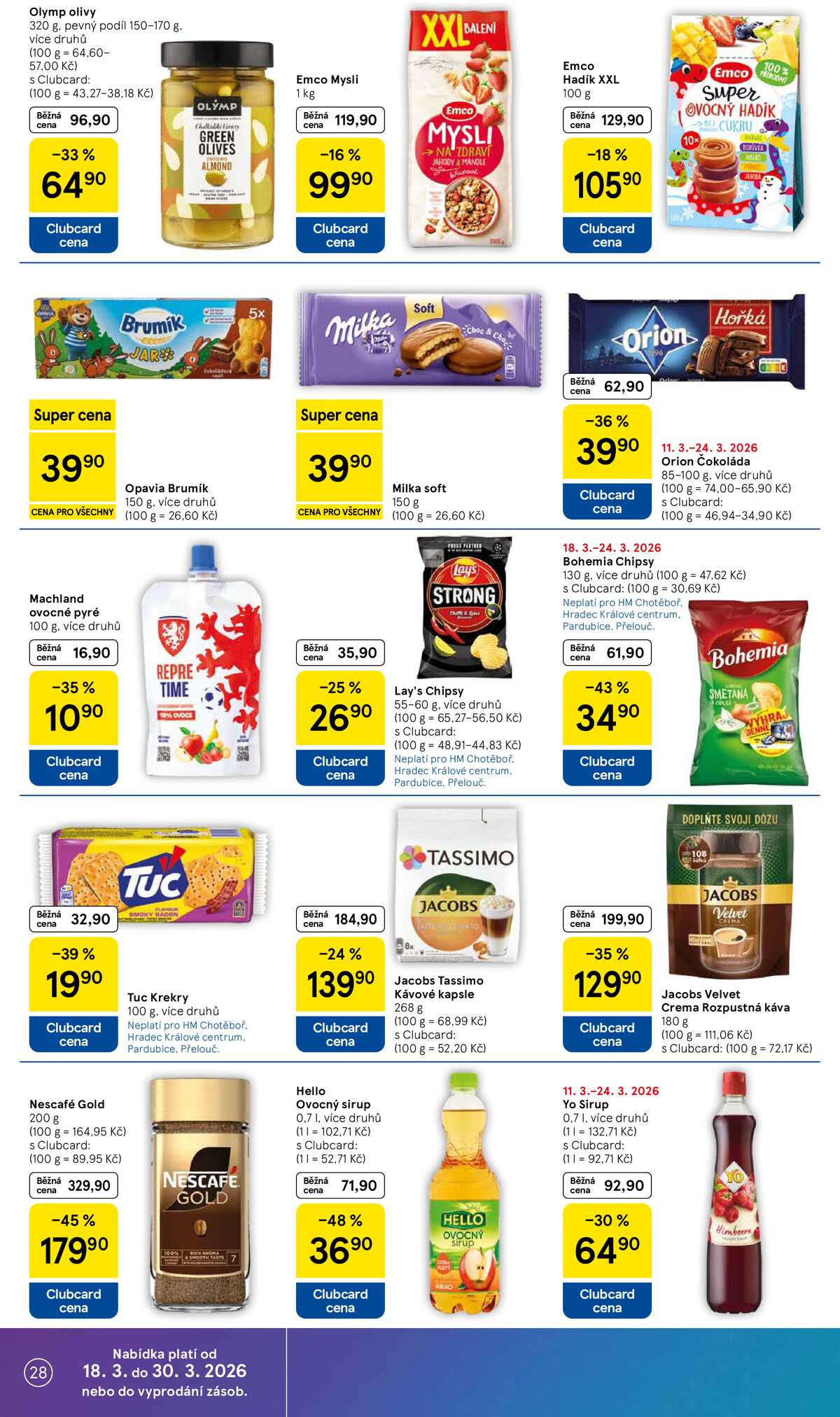 Tesco malé hypermarkety od 18.3. do 24.3.2026 strana 28