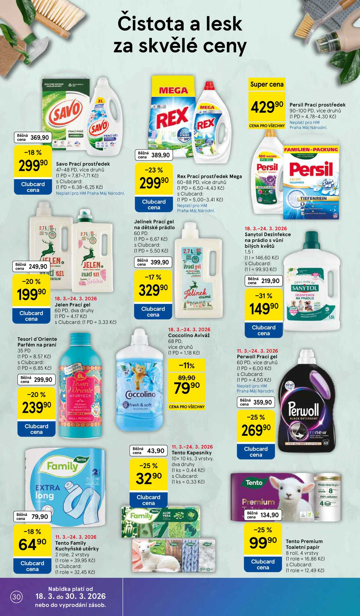 Tesco malé hypermarkety od 18.3. do 24.3.2026 strana 30