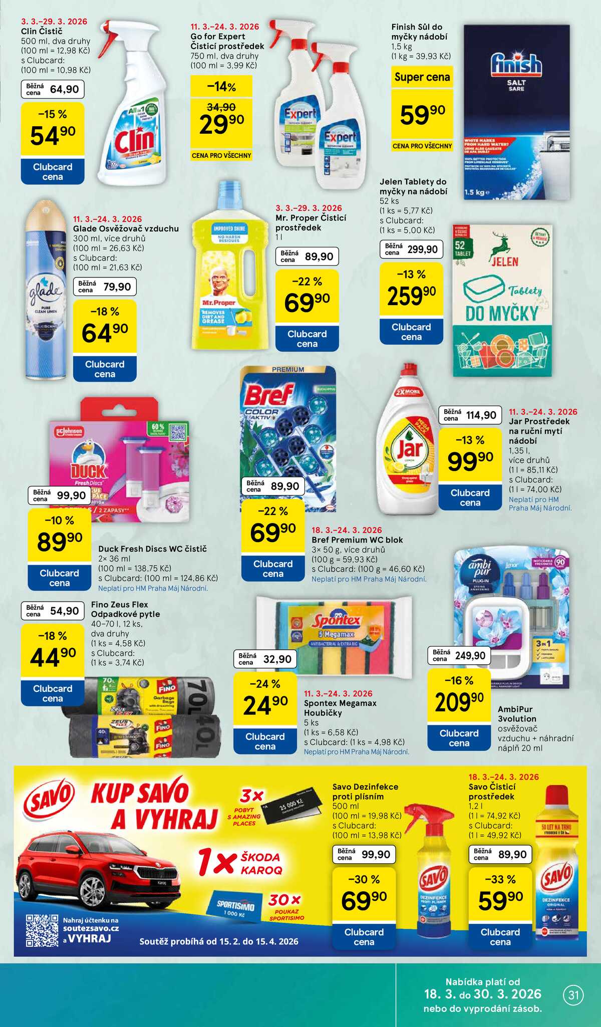 Tesco malé hypermarkety od 18.3. do 24.3.2026 strana 31