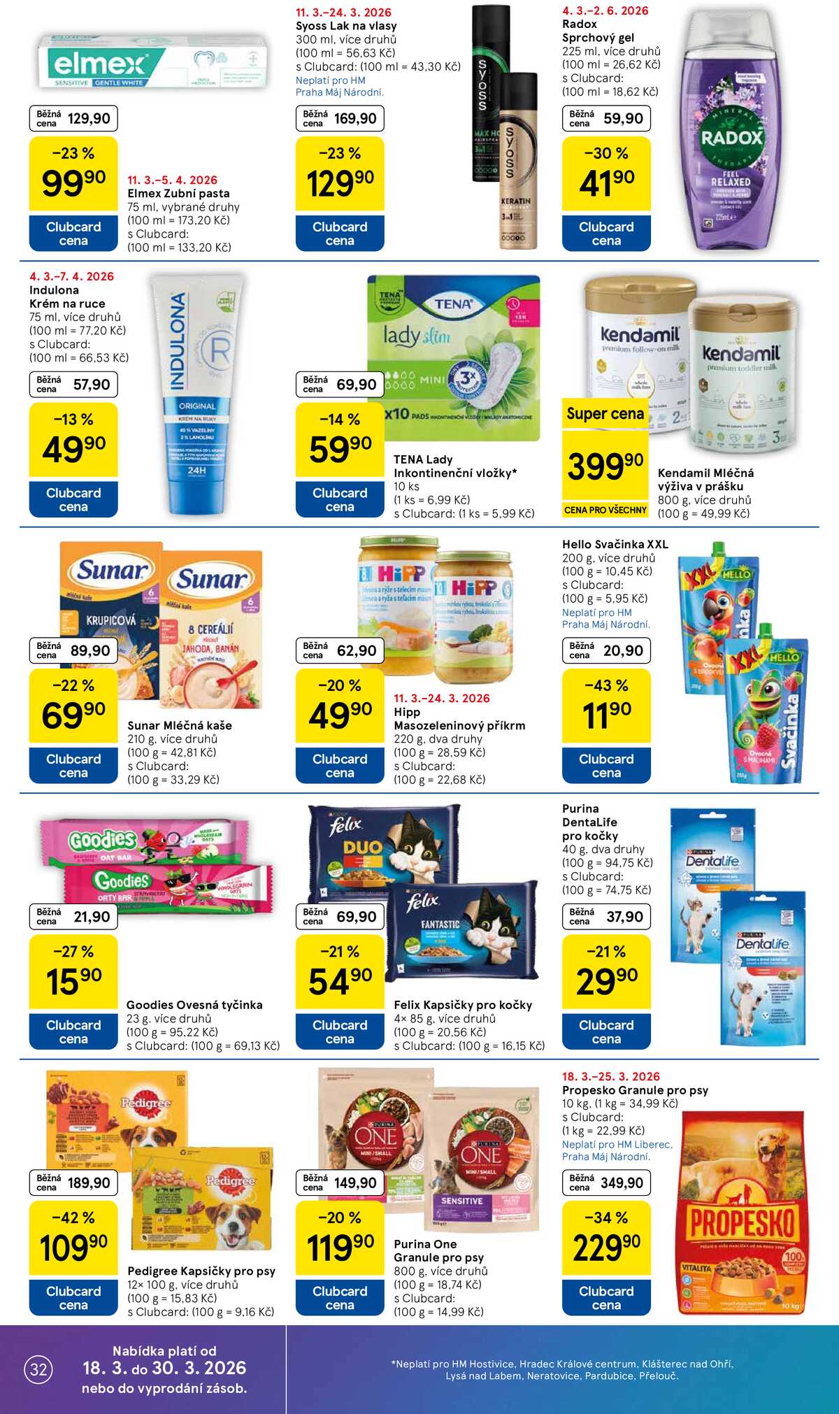 Tesco malé hypermarkety od 18.3. do 24.3.2026 strana 32