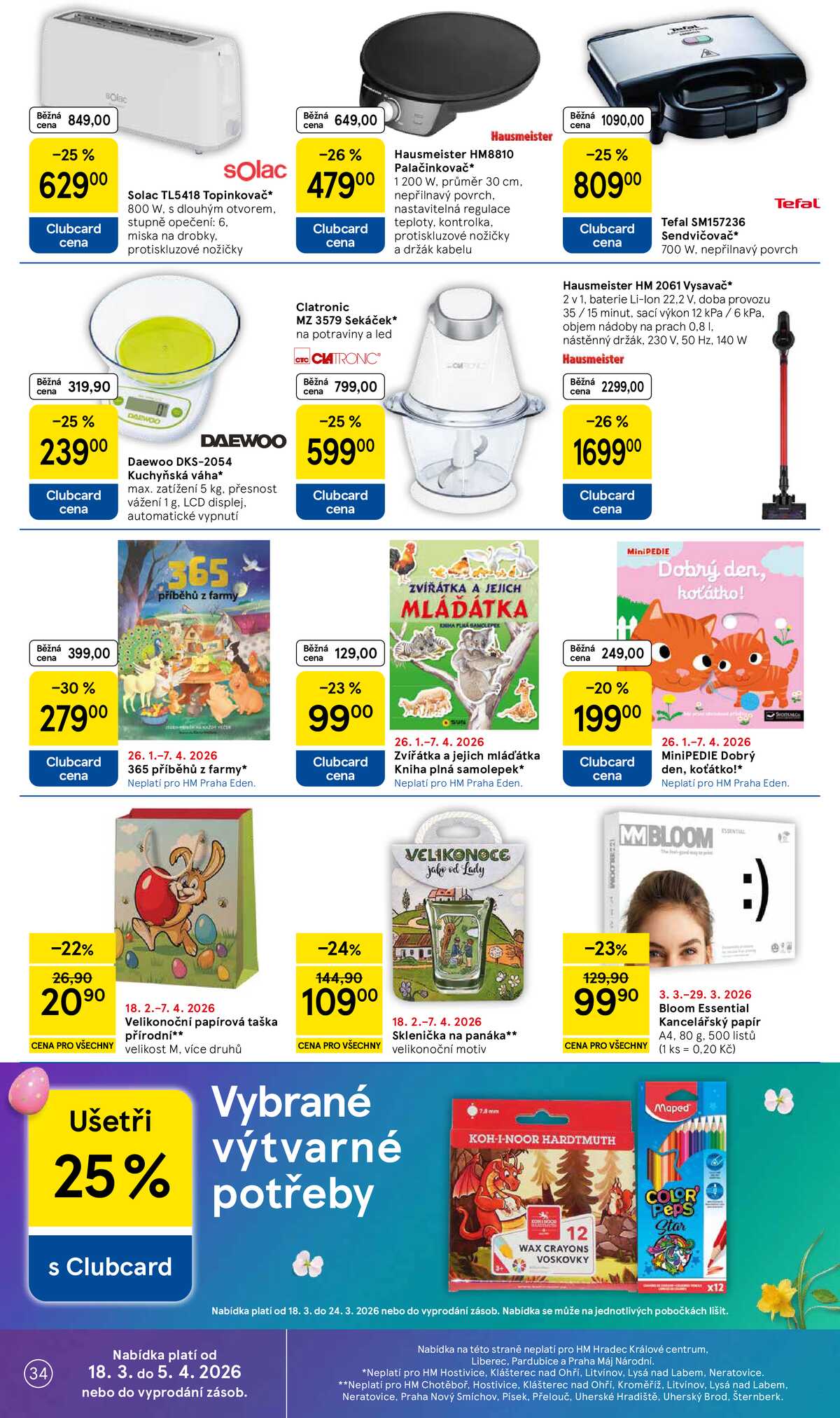 Tesco malé hypermarkety od 18.3. do 24.3.2026 strana 34