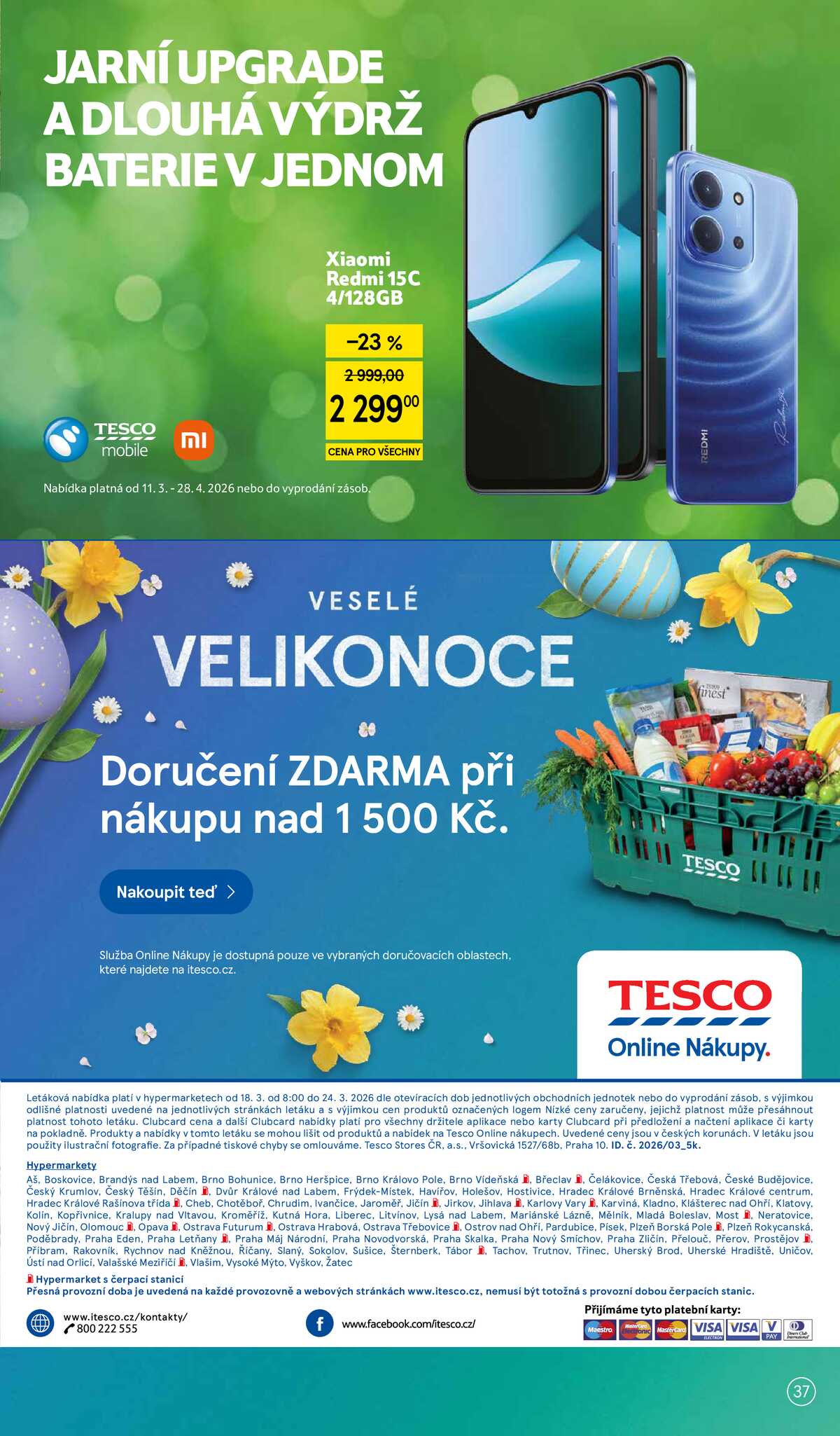 Tesco malé hypermarkety od 18.3. do 24.3.2026 strana 37