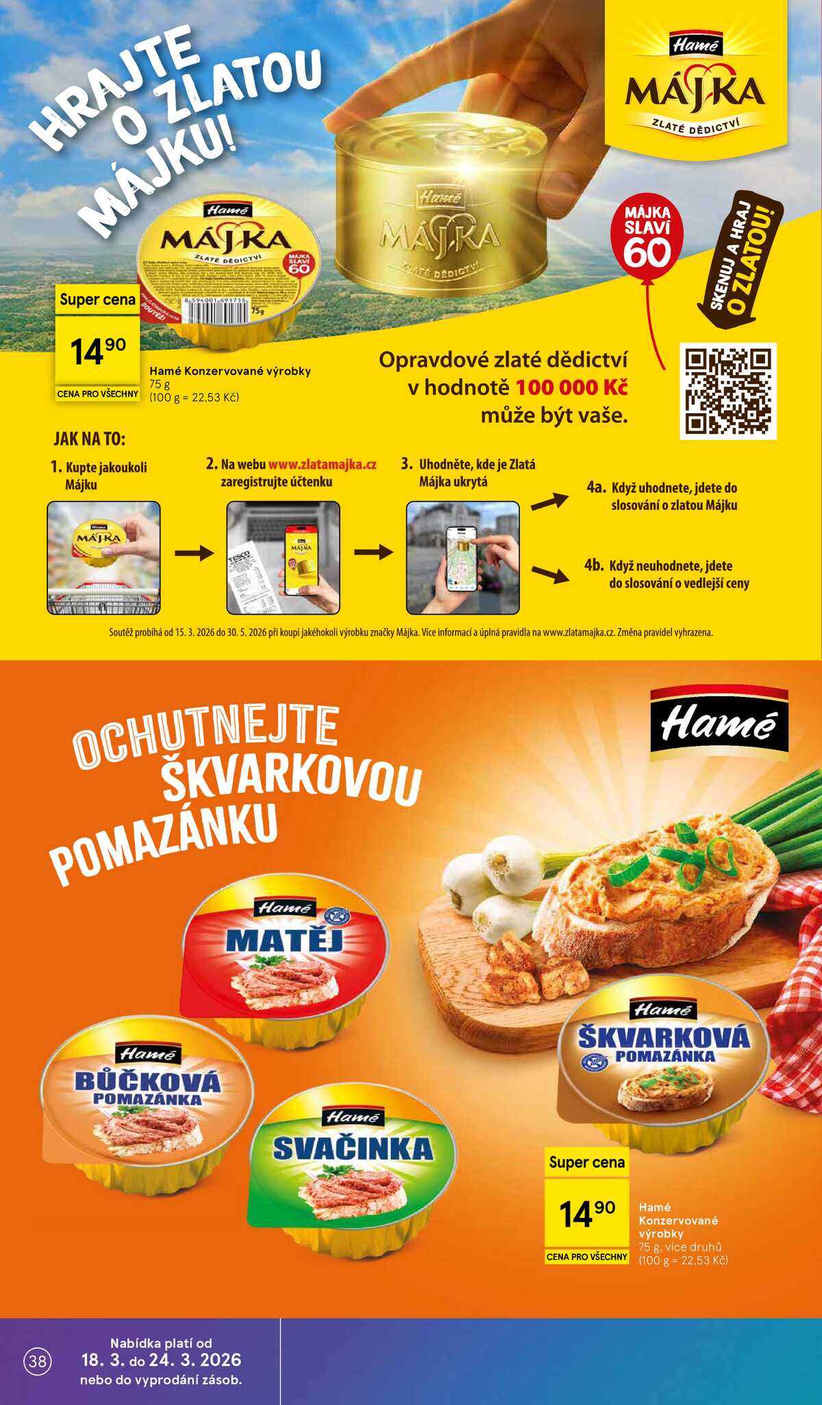 Tesco malé hypermarkety od 18.3. do 24.3.2026 strana 38