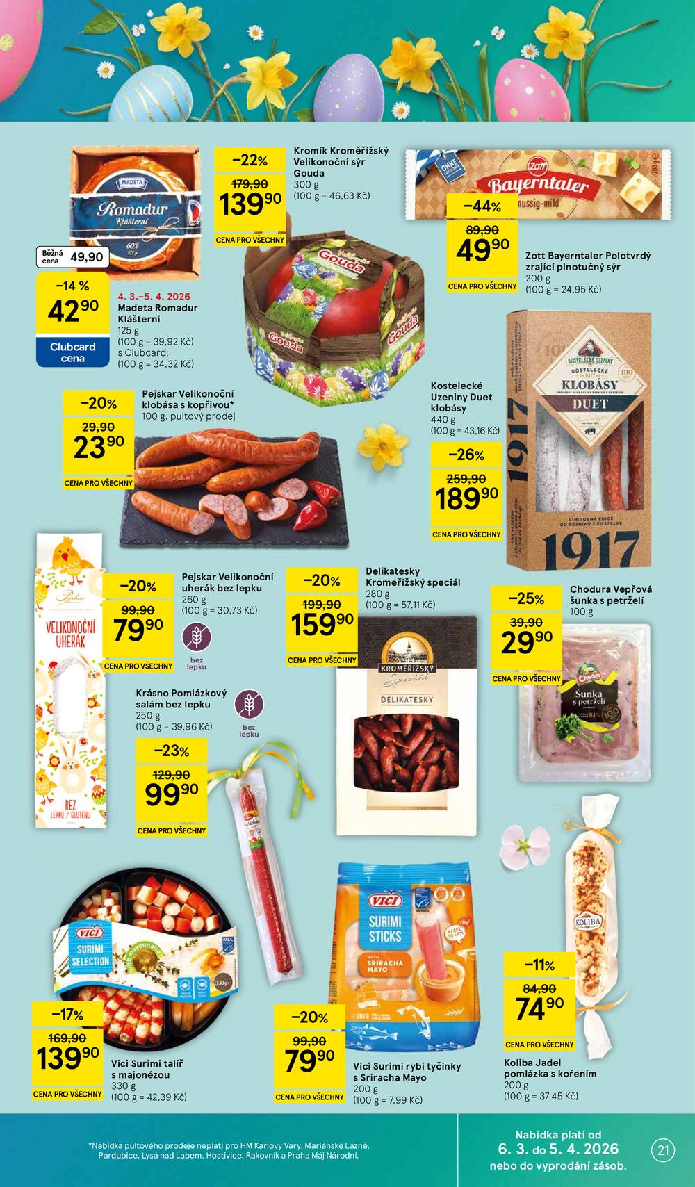 Tesco malé hypermarkety od 18.3. do 24.3.2026