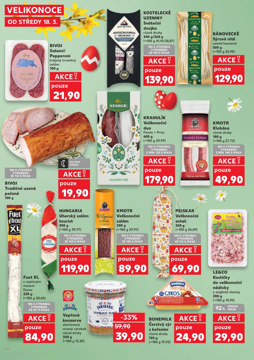 Kaufland 18.3. - 24.3. - Kaufland - Praha 6 (Podbaba)