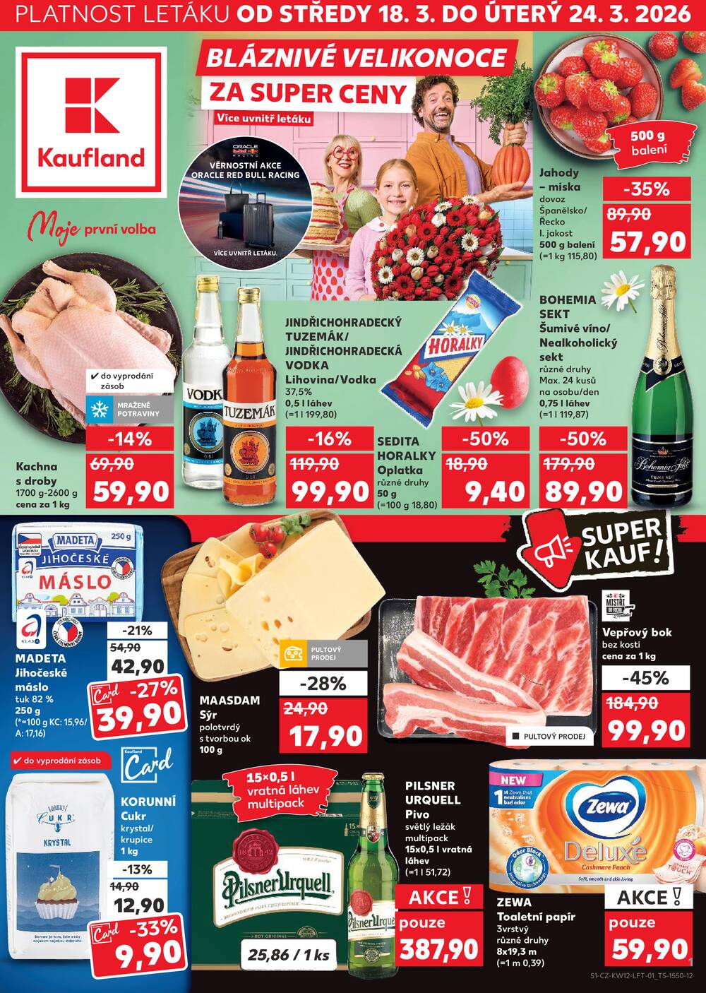 Leták Kaufland - Kaufland 18.3. - 24.3. - Kaufland - Strakonice - strana 1