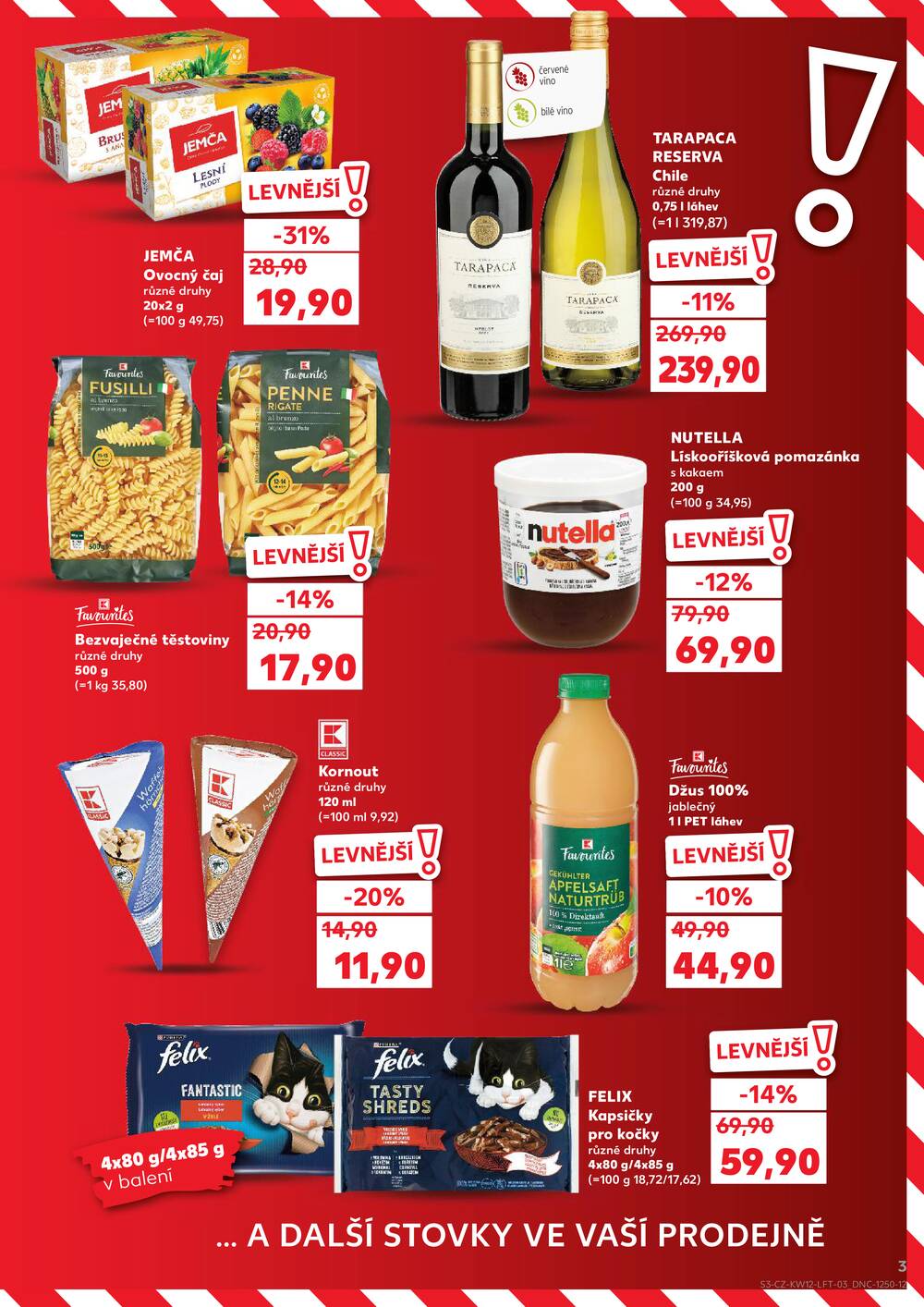 Leták Kaufland - Kaufland 18.3. - 24.3. - Kaufland - Strakonice - strana 3