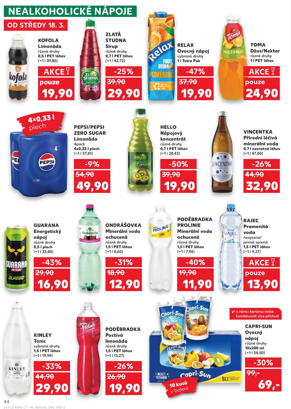 Kaufland 18.3. - 24.3. - Kaufland - Jindřichův Hradec