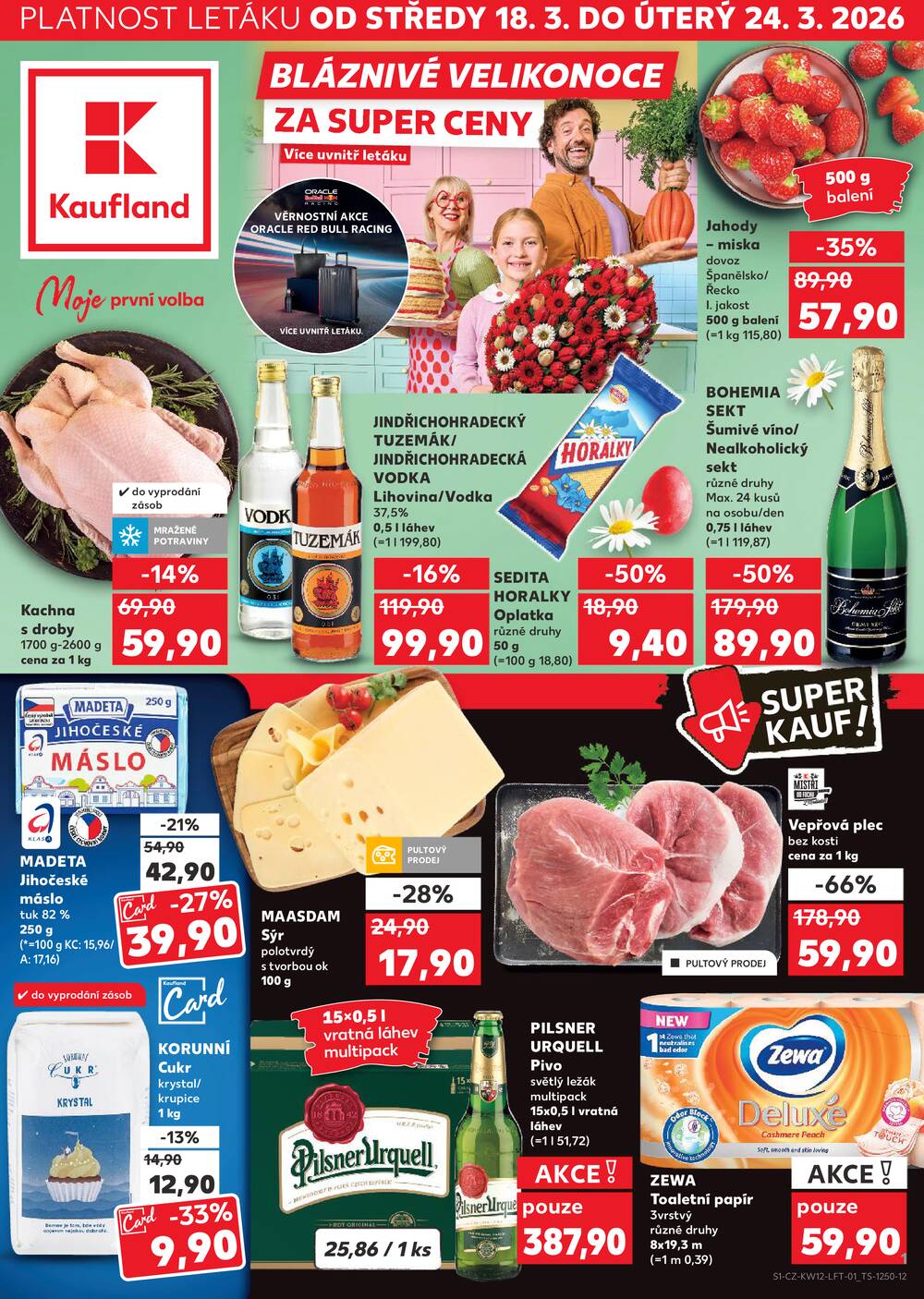 Leták Kaufland - Kaufland 18.3. - 24.3. - Kaufland - Pelhřimov - strana 1