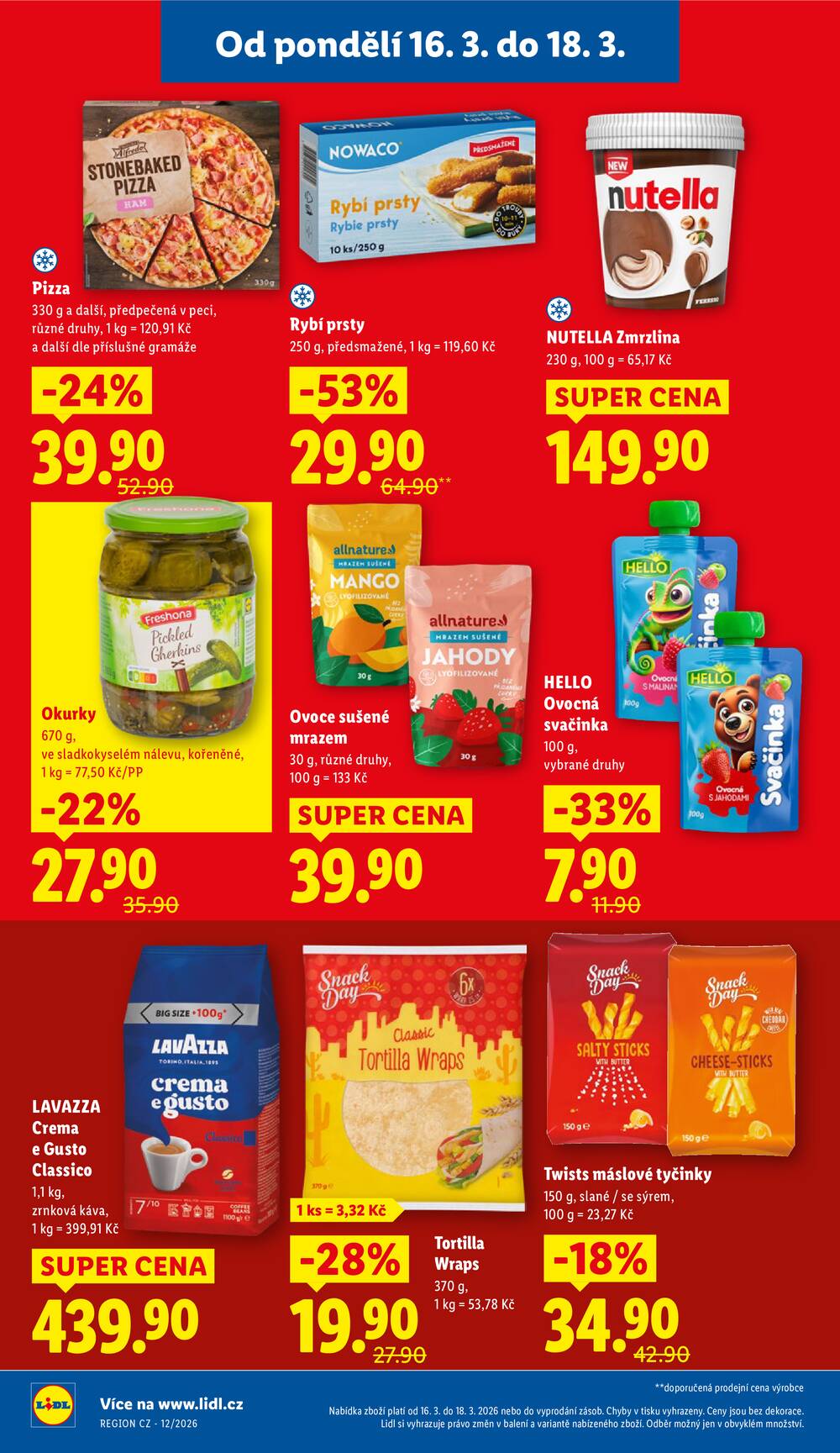 Lidl od 16.3. do 18.3.2026