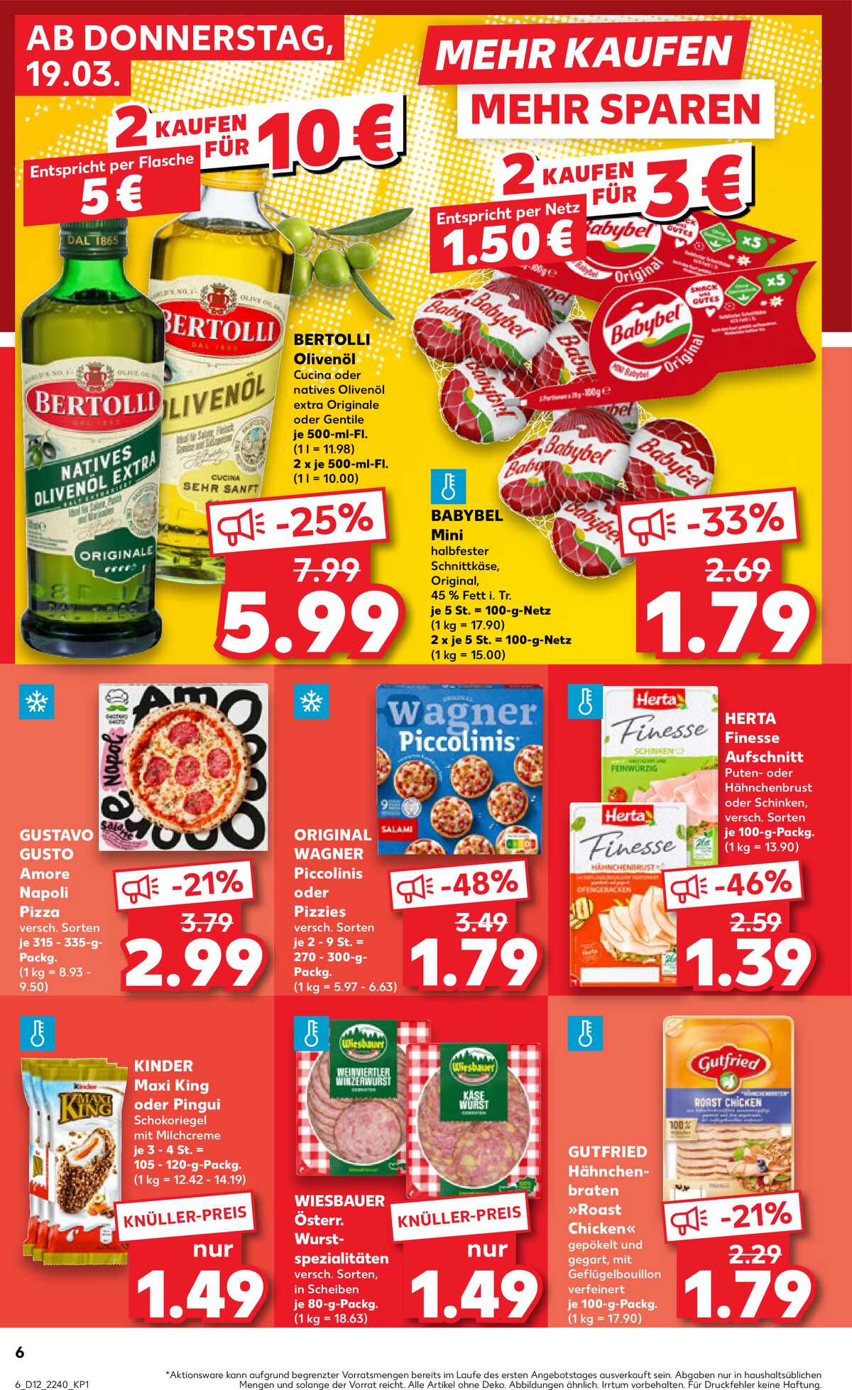 Leták Kaufland Německo 19.3.-25.3.2026 strana 6