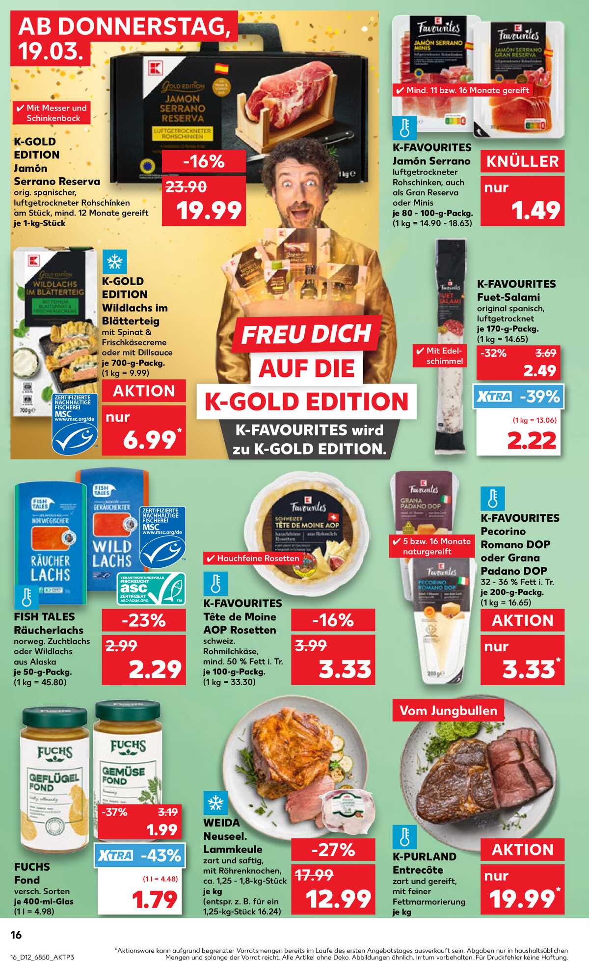 Leták Kaufland Německo 19.3.-25.3.2026 strana 16