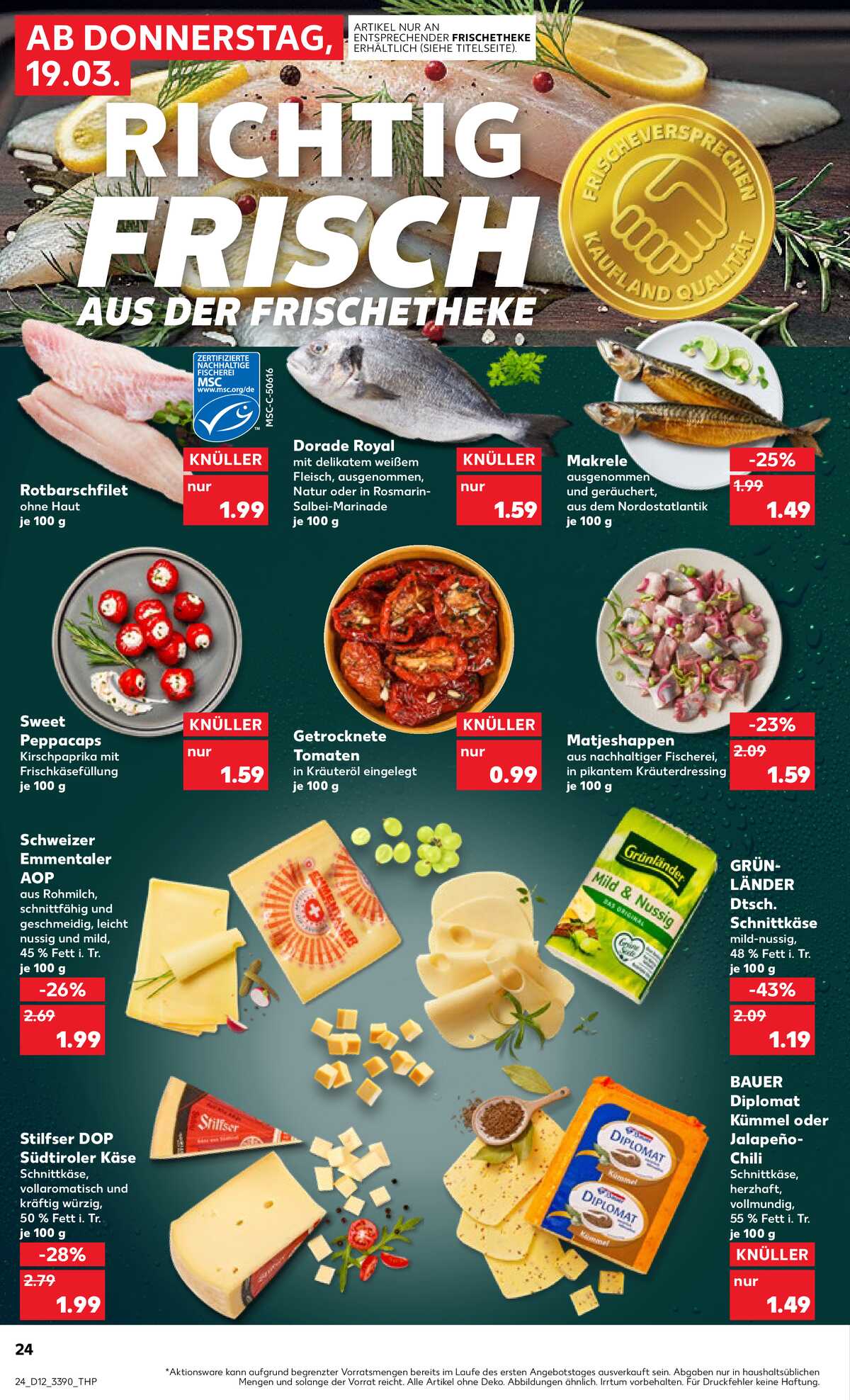Leták Kaufland Německo 19.3.-25.3.2026 strana 24