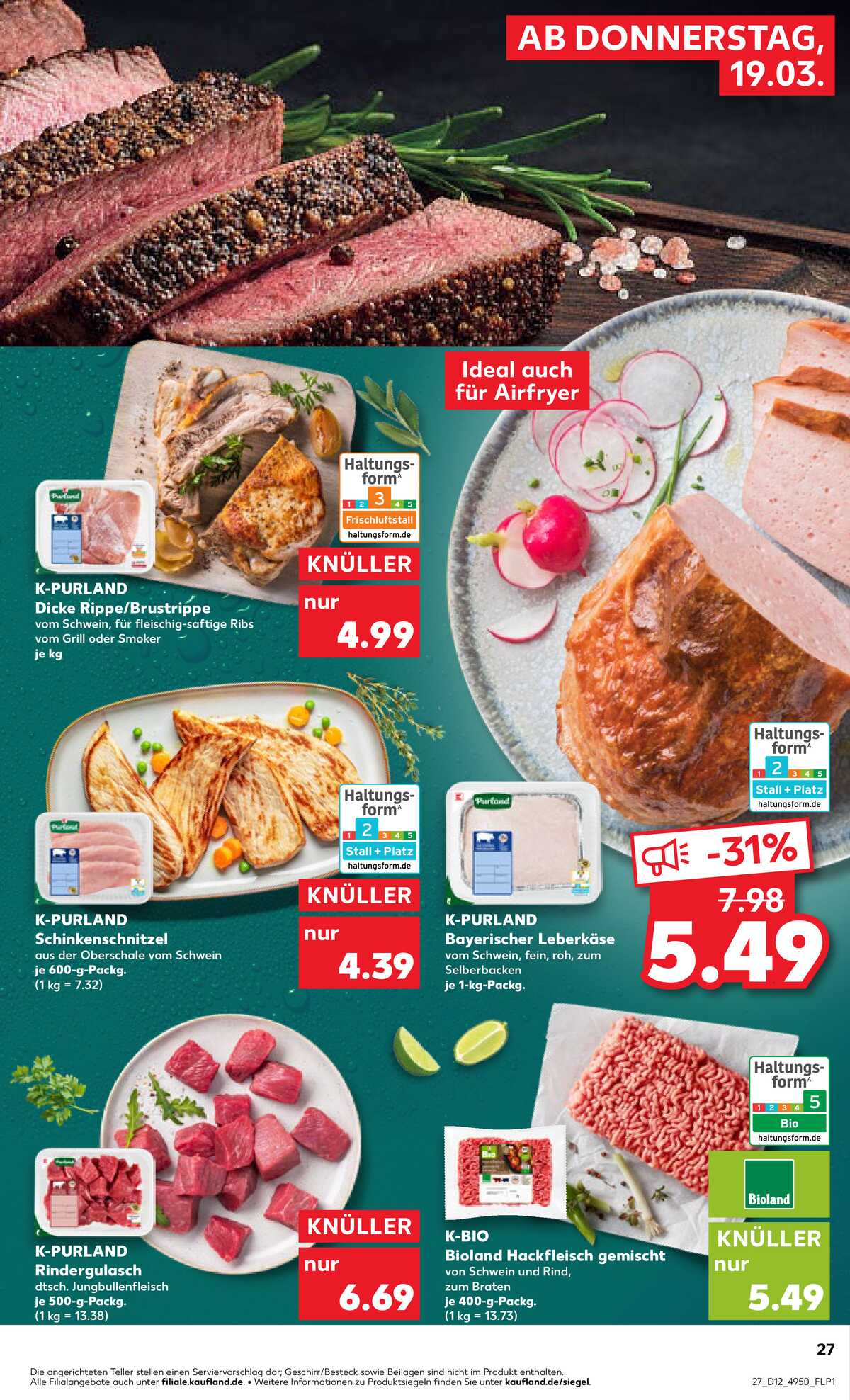 Leták Kaufland Německo 19.3.-25.3.2026 strana 27