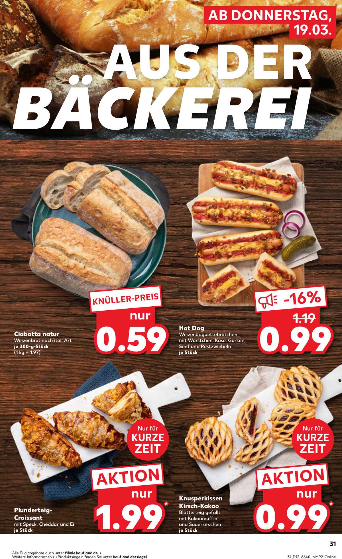 Leták Kaufland Německo 19.3.-25.3.2026 strana 31