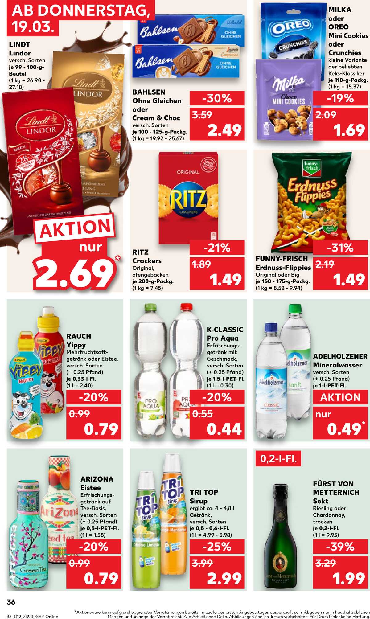 Leták Kaufland Německo 19.3.-25.3.2026 strana 36