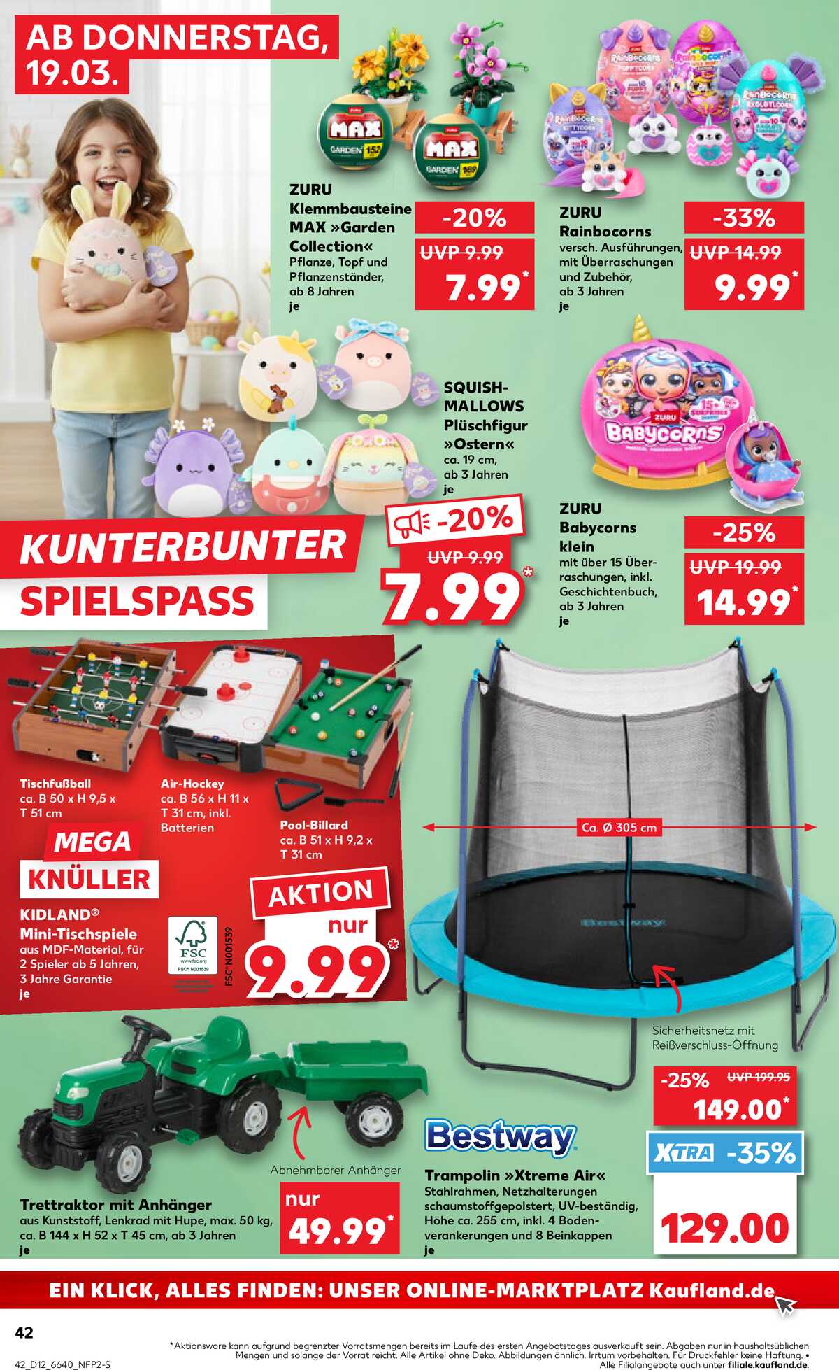 Leták Kaufland Německo 19.3.-25.3.2026 strana 42