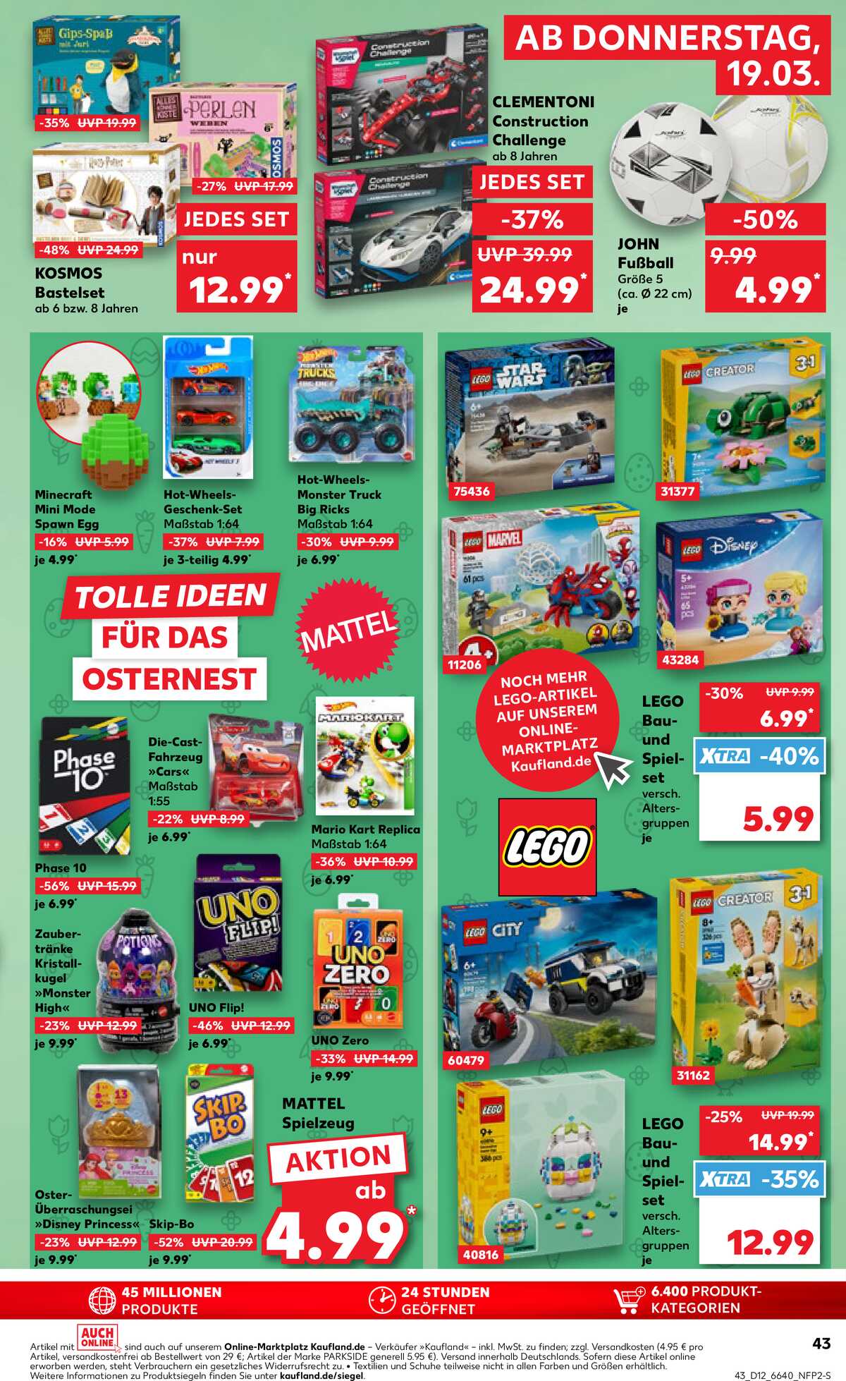 Leták Kaufland Německo 19.3.-25.3.2026 strana 43
