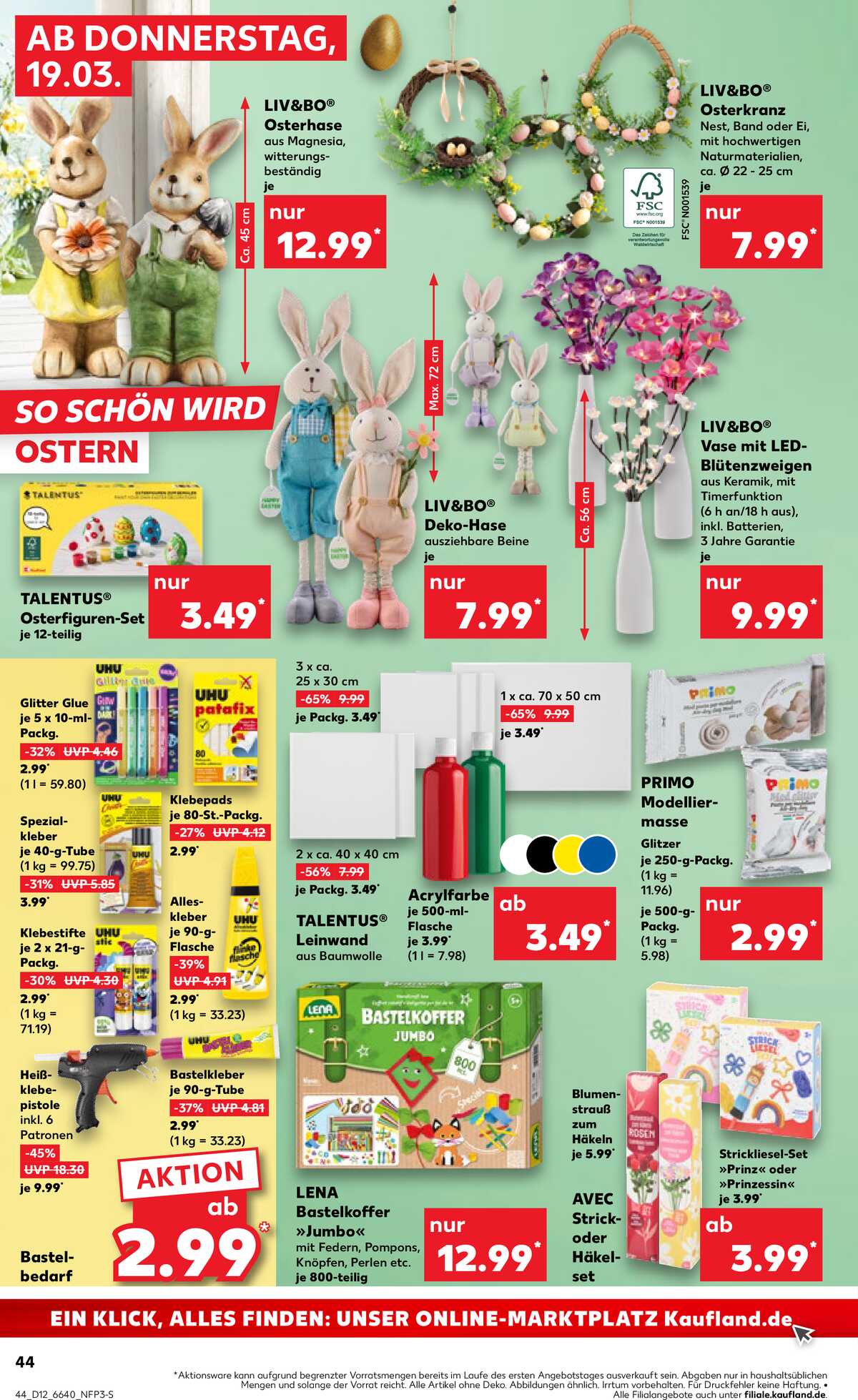 Leták Kaufland Německo 19.3.-25.3.2026 strana 44