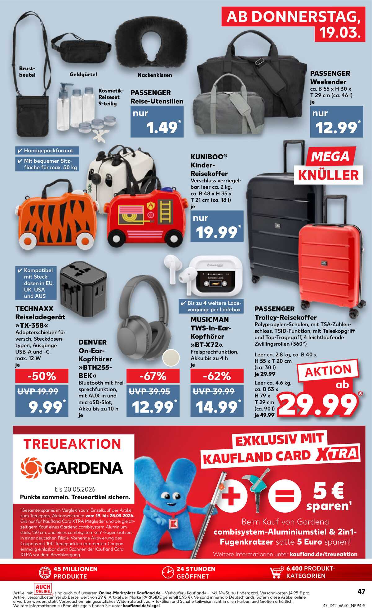 Leták Kaufland Německo 19.3.-25.3.2026 strana 47