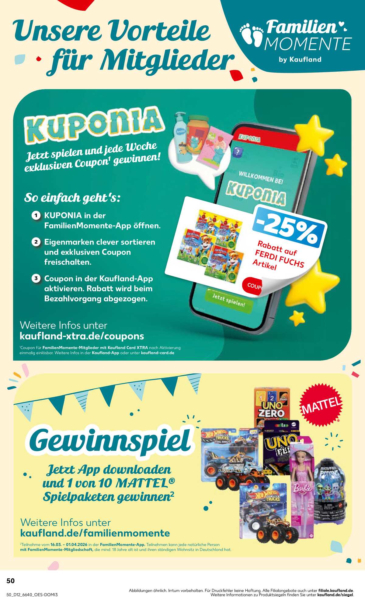 Leták Kaufland Německo 19.3.-25.3.2026 strana 50