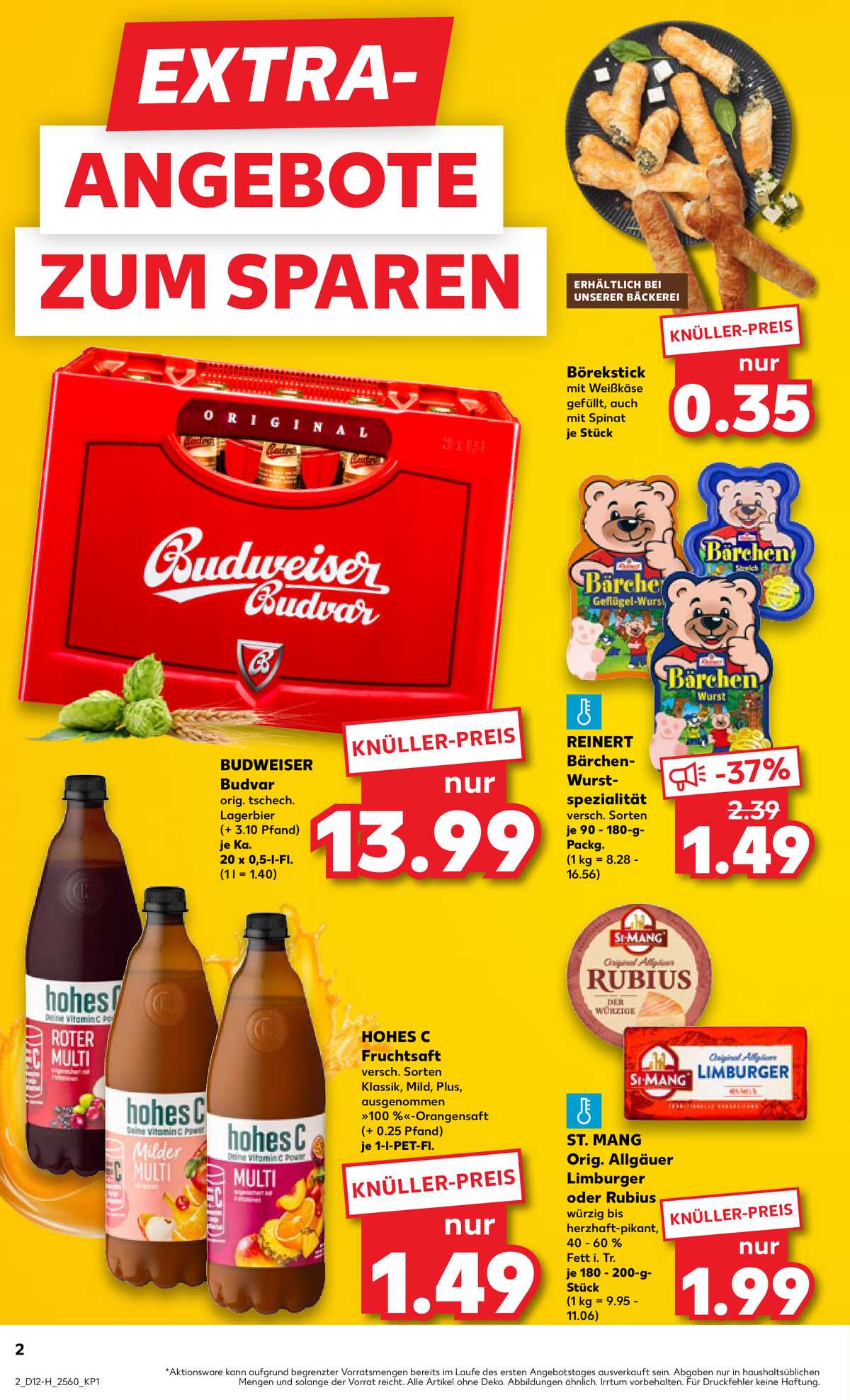 Leták Kaufland Německo 19.3.-25.3.2026 strana 2