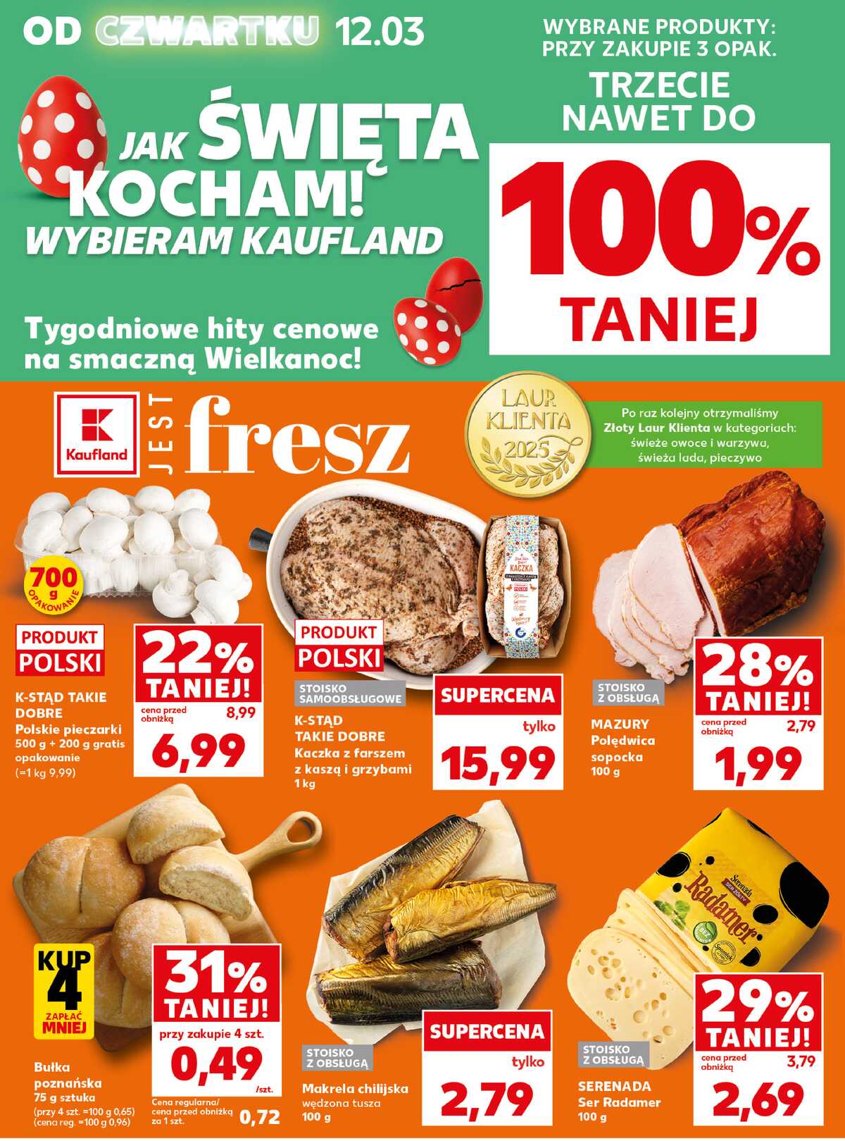 Leták Kaufland Polsko 16.3.-18.3.2026 - Silný start strana 6