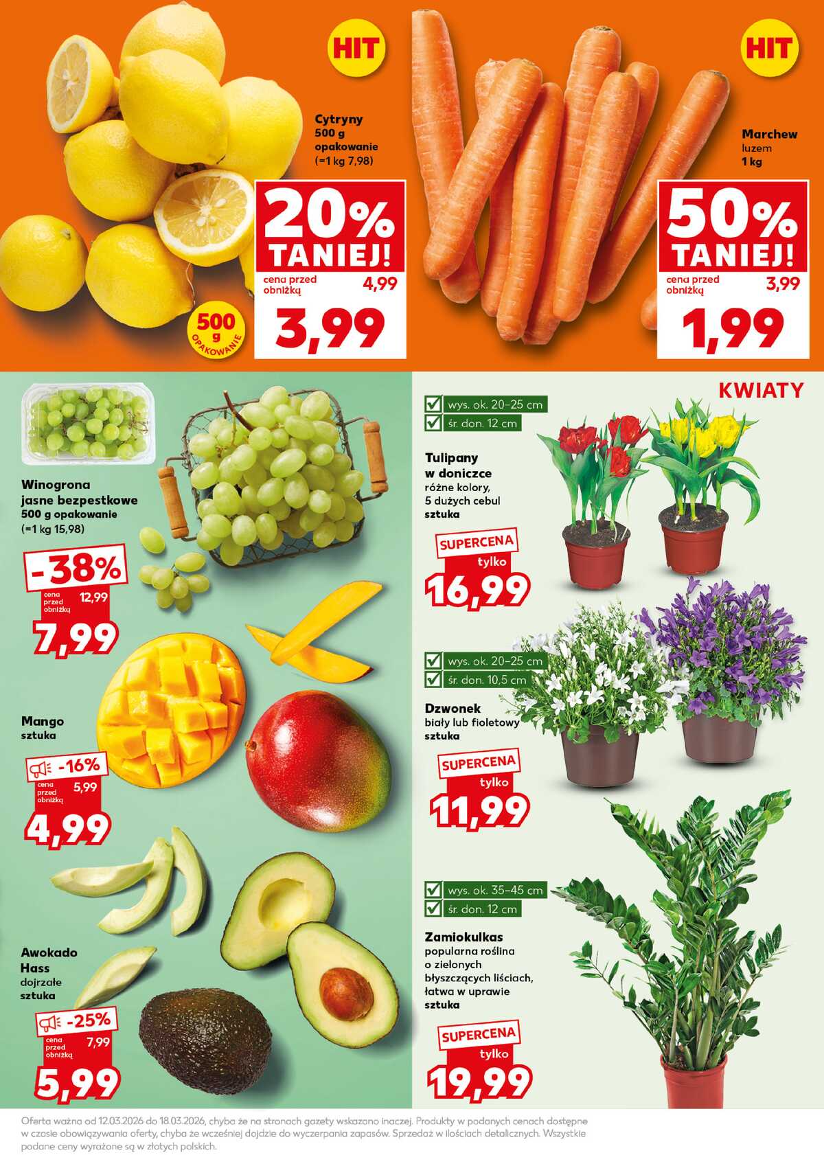 Leták Kaufland Polsko 16.3.-18.3.2026 - Silný start strana 13