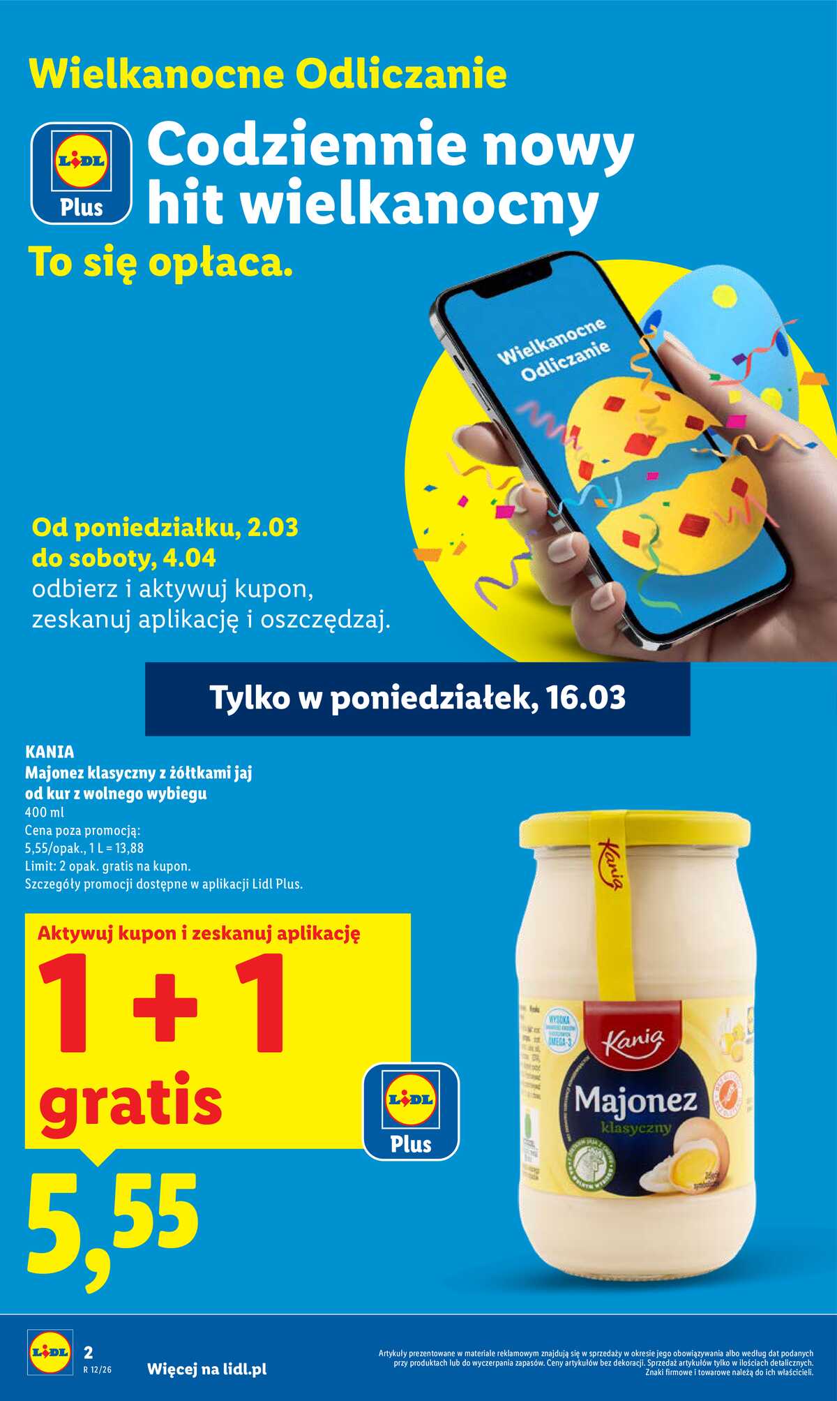 Leták Lidl Polsko 16.3.-18.3.2026 - Zpravodaj platný od 16.03 do 18.03 strana 2