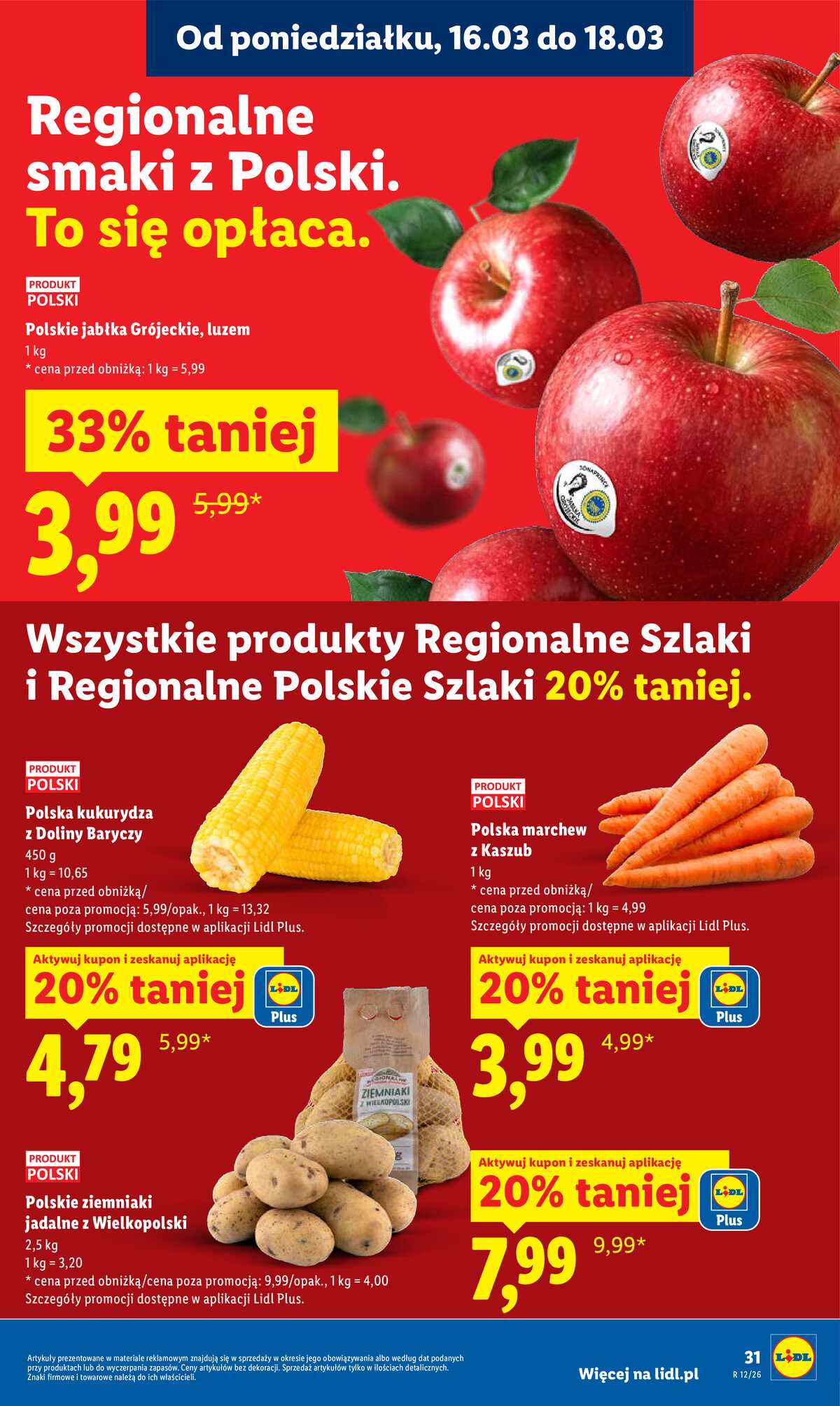 Leták Lidl Polsko 16.3.-18.3.2026 - Zpravodaj platný od 16.03 do 18.03 strana 33