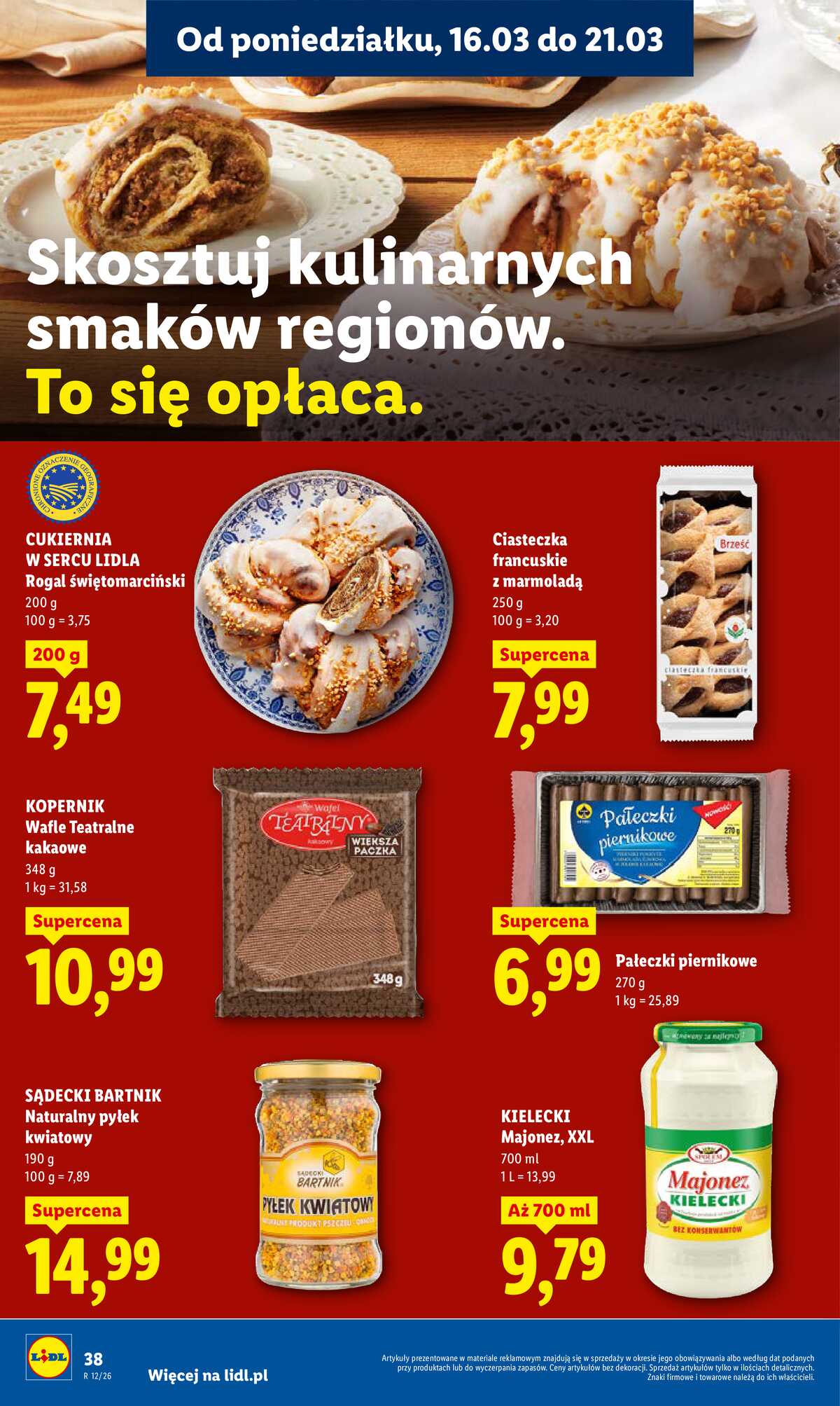 Leták Lidl Polsko 16.3.-18.3.2026 - Zpravodaj platný od 16.03 do 18.03 strana 40