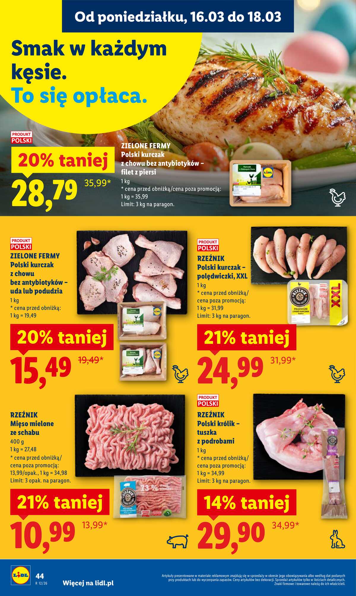 Leták Lidl Polsko 16.3.-18.3.2026 - Zpravodaj platný od 16.03 do 18.03 strana 46