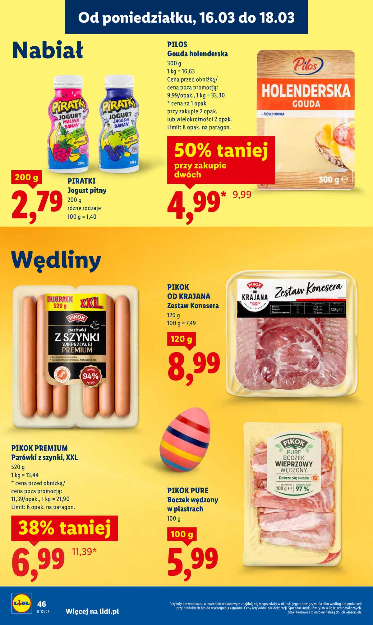 Leták Lidl Polsko 16.3.-18.3.2026 - Zpravodaj platný od 16.03 do 18.03 strana 48