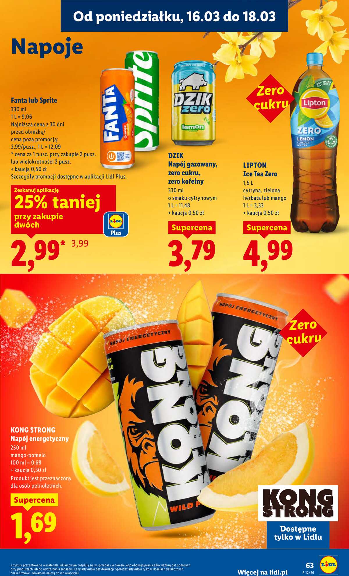 Leták Lidl Polsko 16.3.-18.3.2026 - Zpravodaj platný od 16.03 do 18.03 strana 65