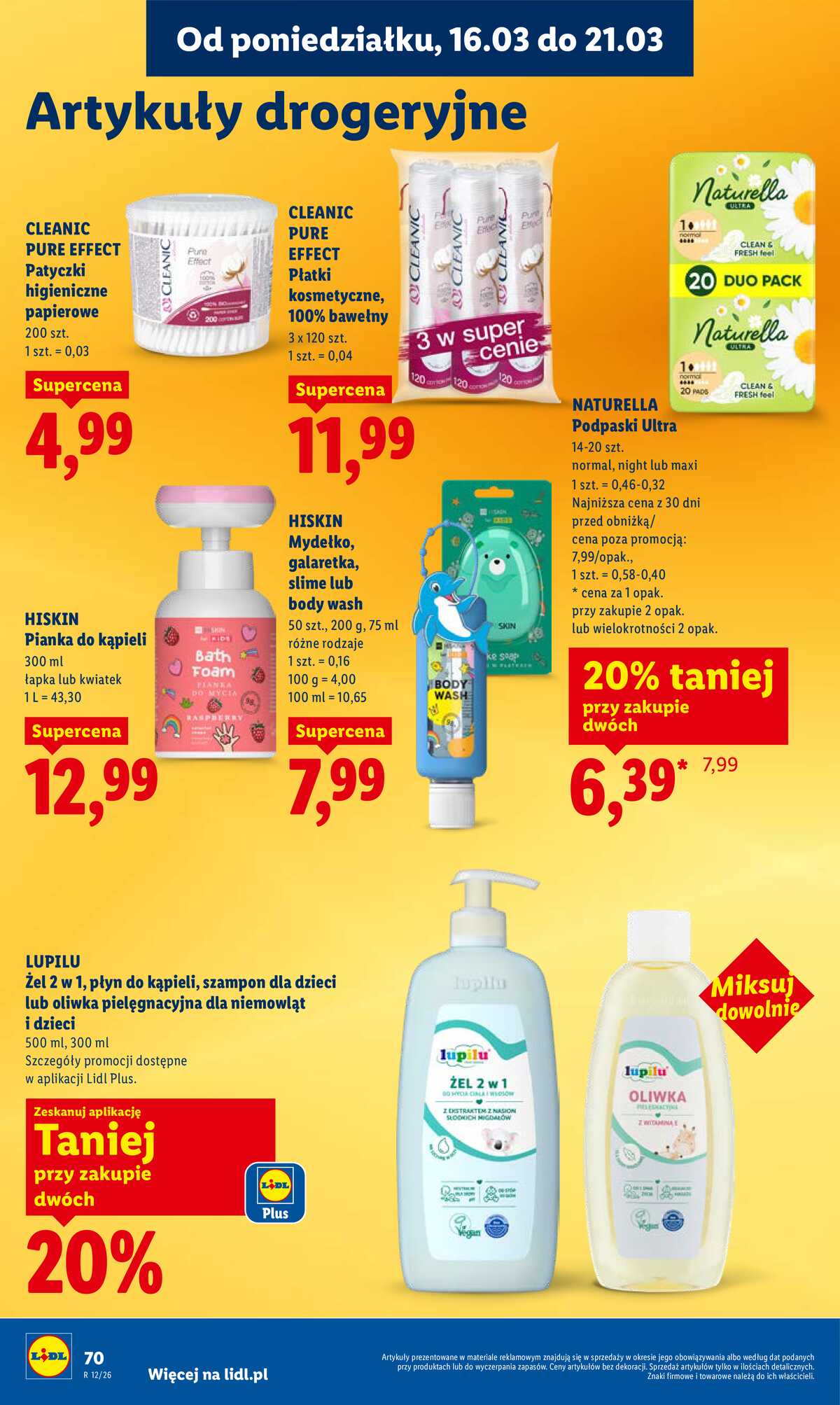 Leták Lidl Polsko 16.3.-18.3.2026 - Zpravodaj platný od 16.03 do 18.03 strana 72
