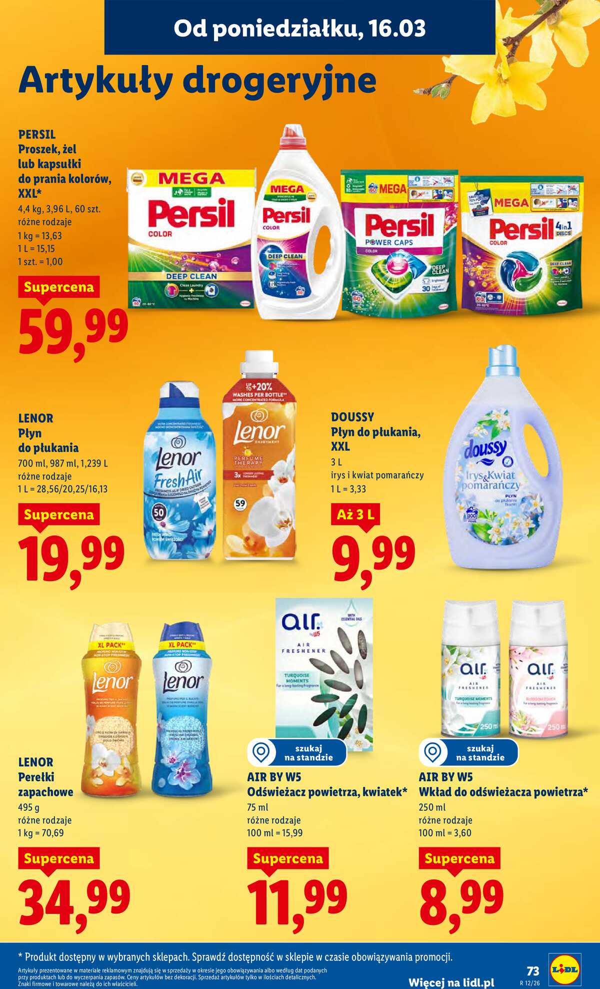 Leták Lidl Polsko 16.3.-18.3.2026 - Zpravodaj platný od 16.03 do 18.03 strana 75