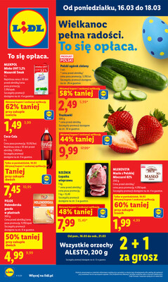 Leták Lidl Polsko 16.3.-18.3.2026 - Zpravodaj platný od 16.03 do 18.03