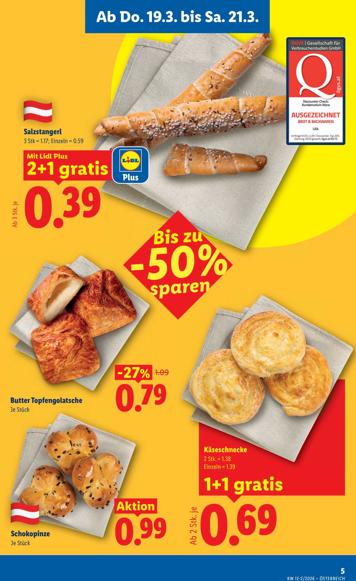 Leták Lidl Rakousko 19.3.-25.3.2026 strana 7
