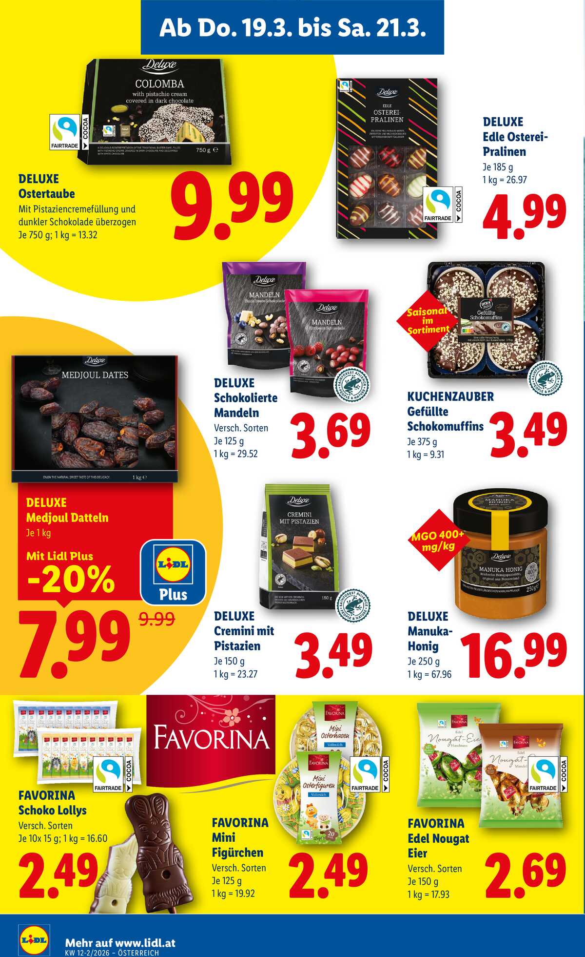 Leták Lidl Rakousko 19.3.-25.3.2026 strana 14