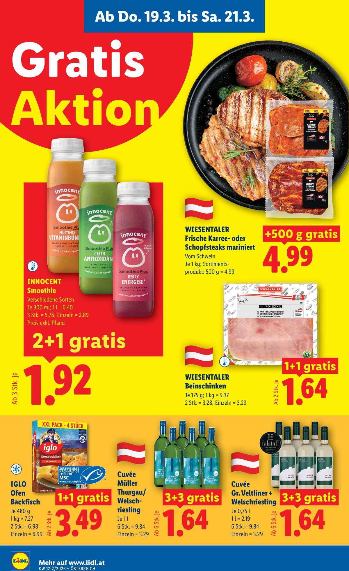 Leták Lidl Rakousko 19.3.-25.3.2026 strana 16