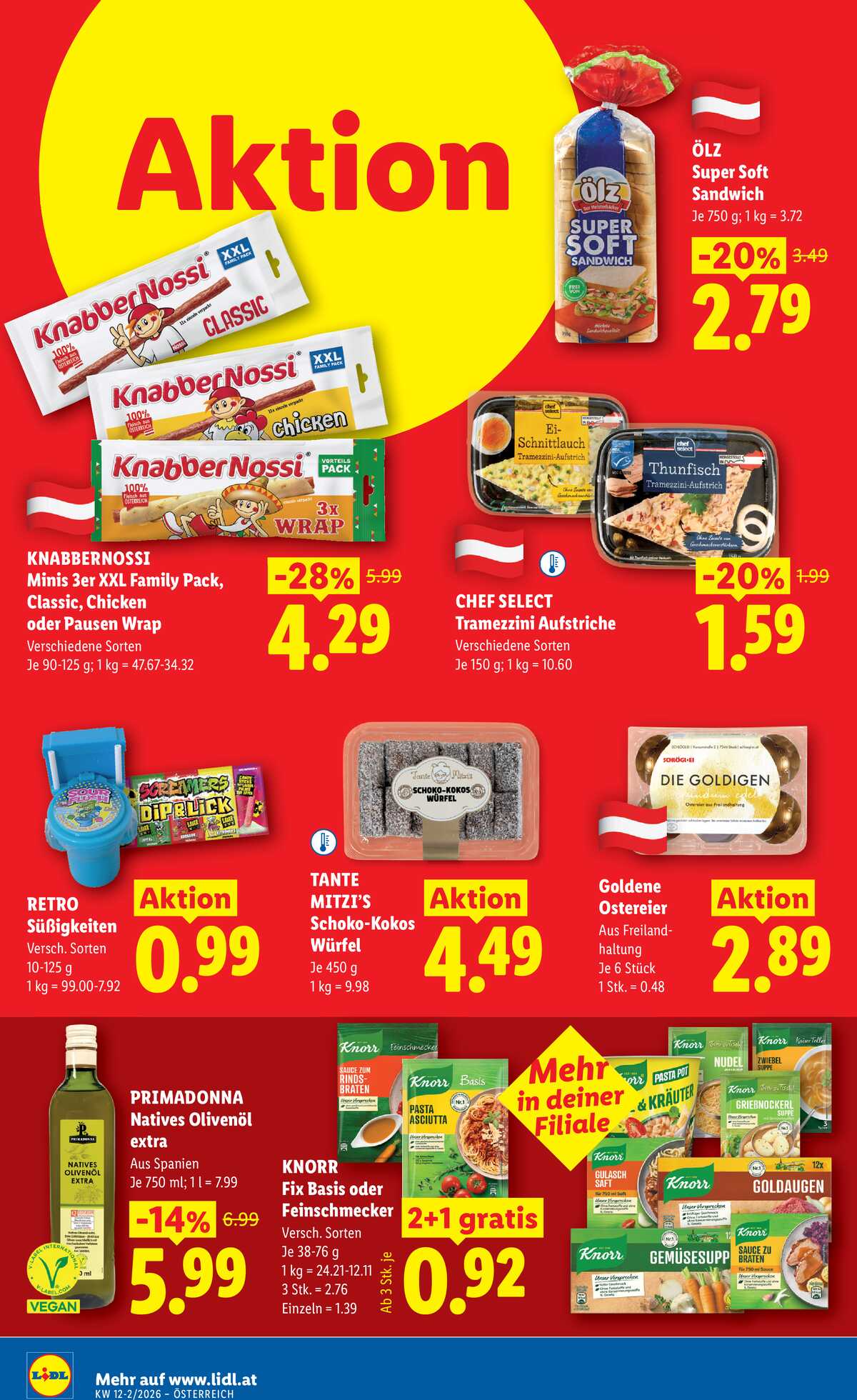 Leták Lidl Rakousko 19.3.-25.3.2026 strana 18