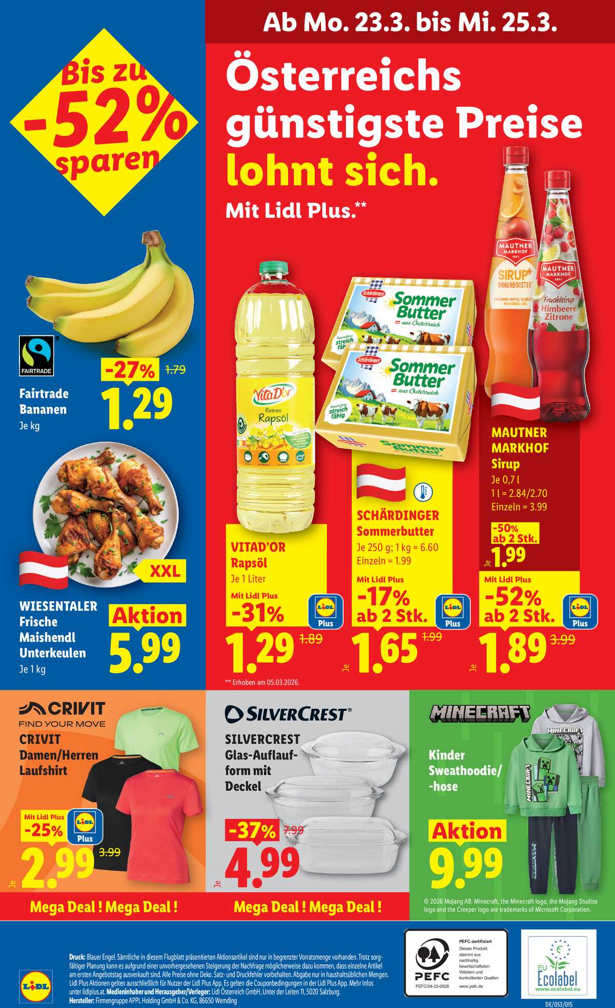 Leták Lidl Rakousko 19.3.-25.3.2026 strana 29